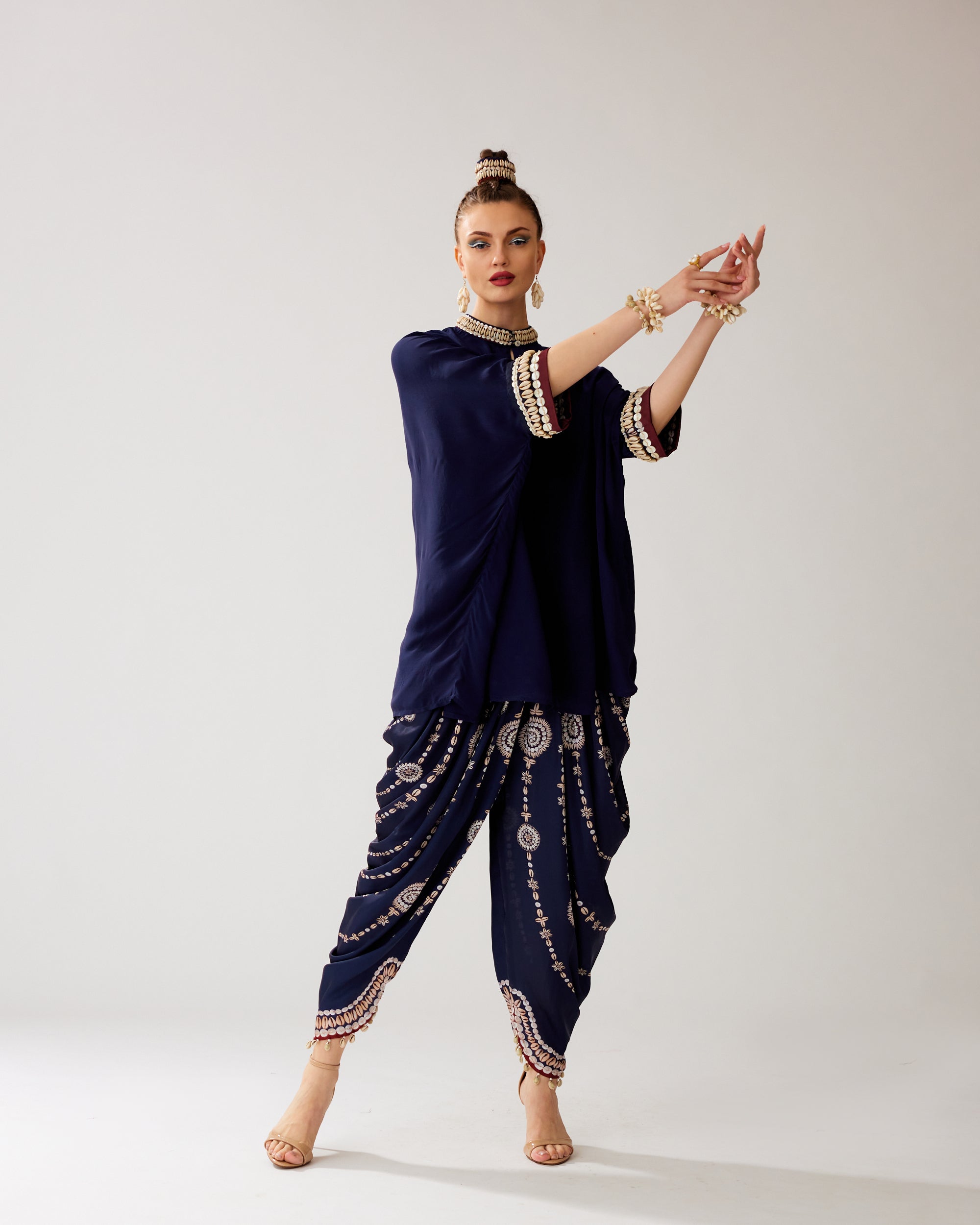 Zohra : Chanel/Salwar - Navy