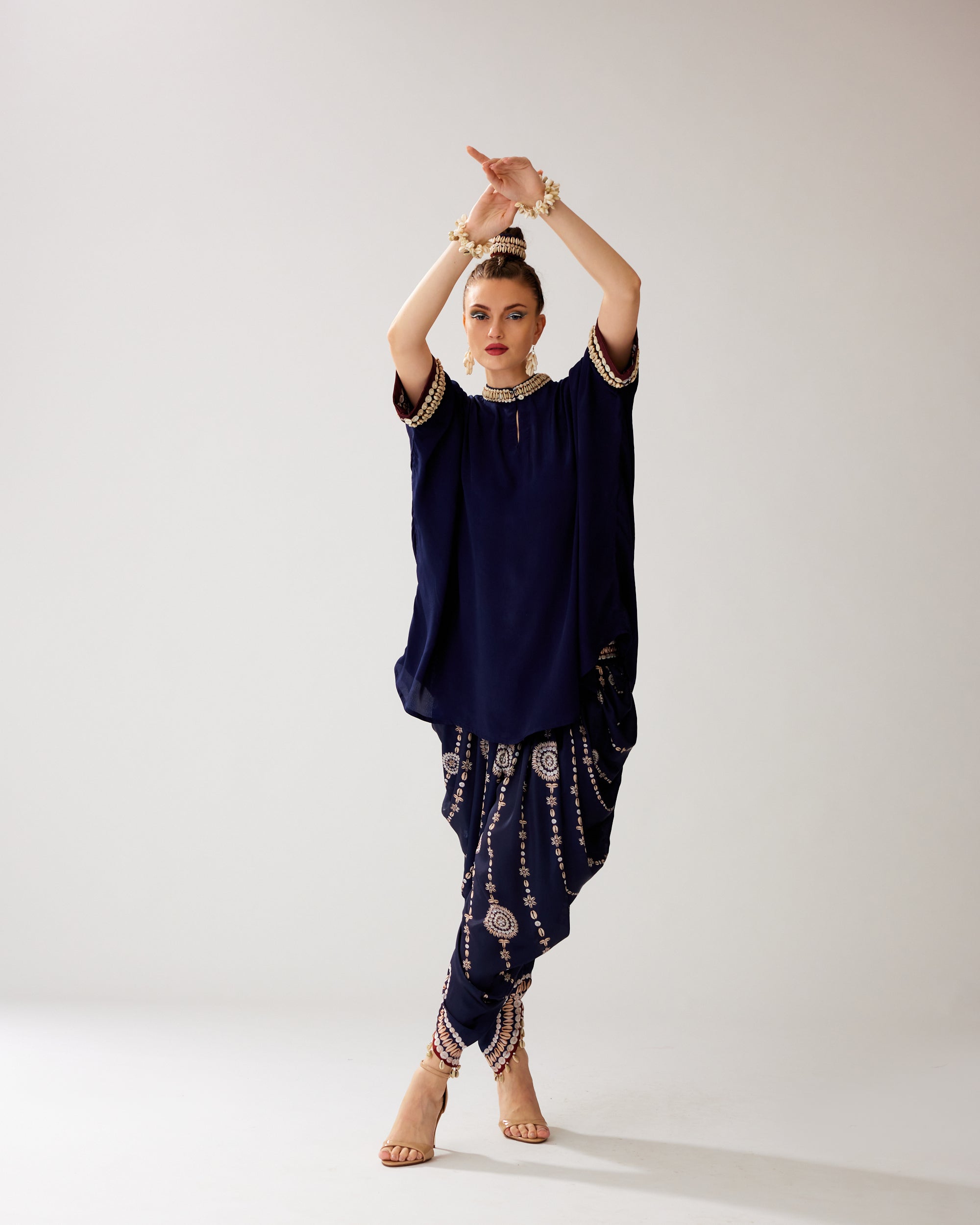 Zohra : Chanel/Salwar - Navy