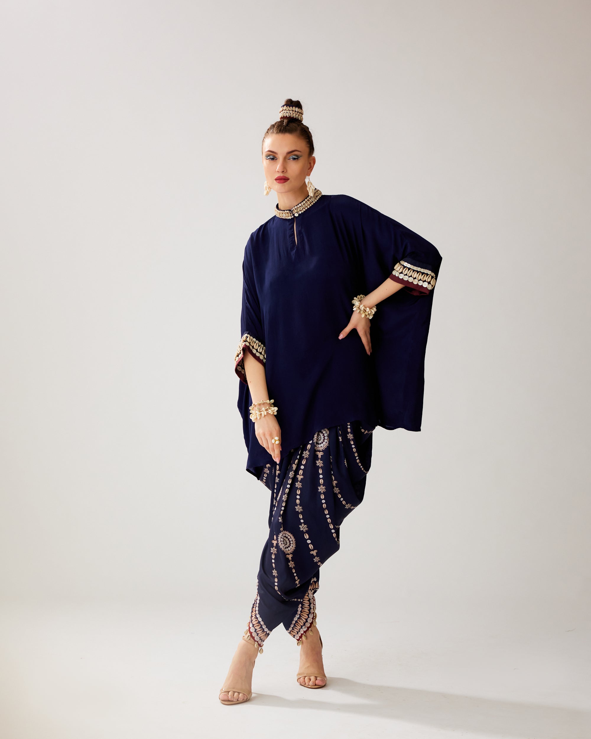 Zohra : Chanel/Salwar - Navy
