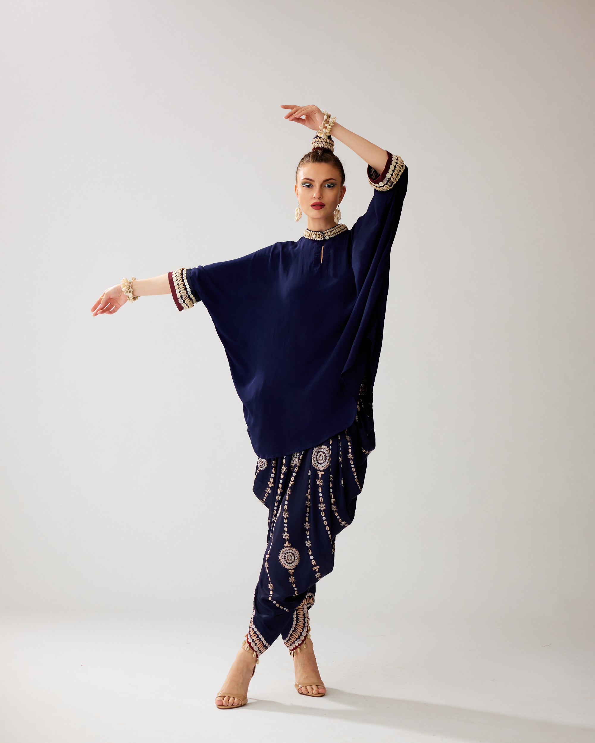 Zohra : Chanel/Salwar - Navy
