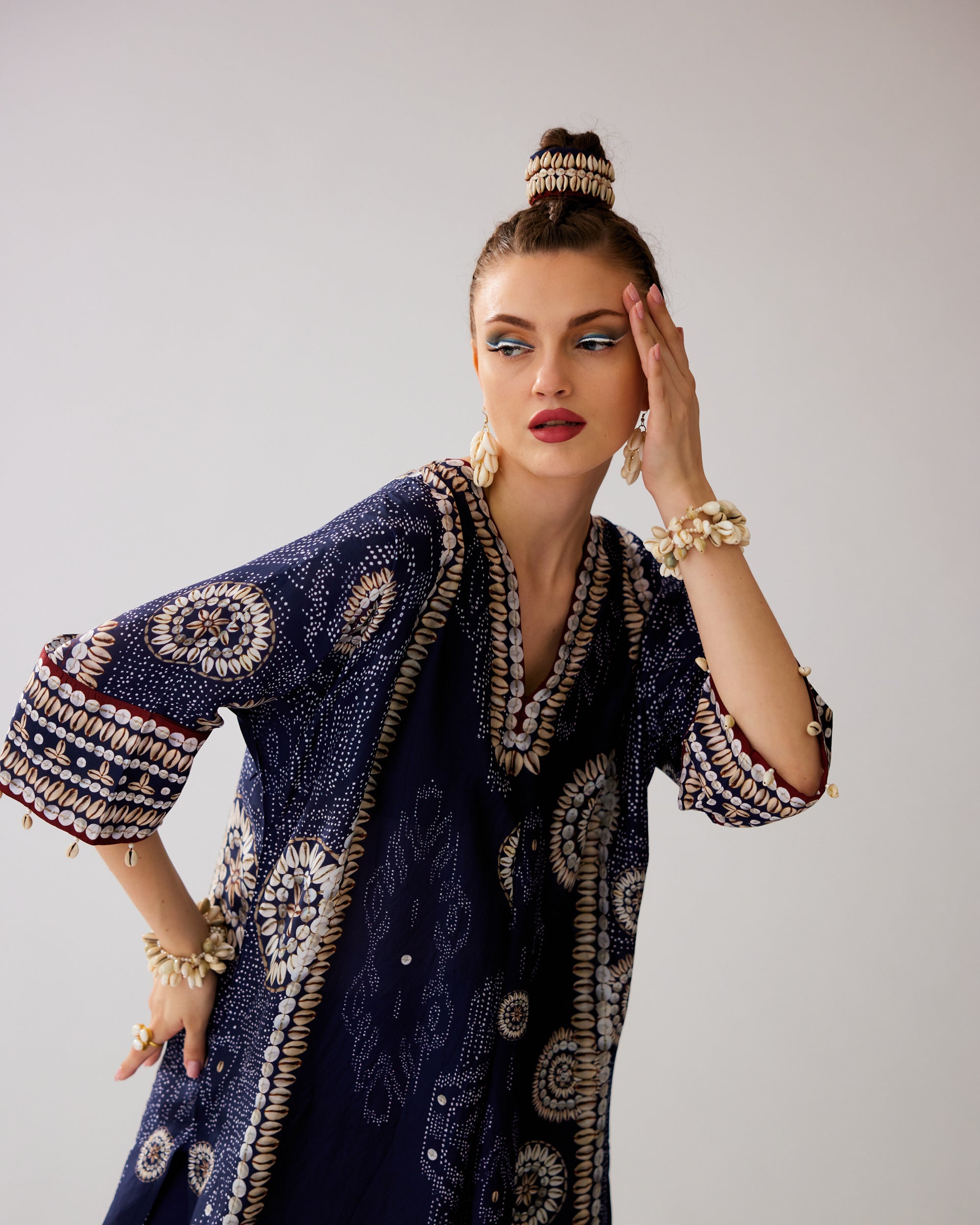 Zohra : Banera - Navy