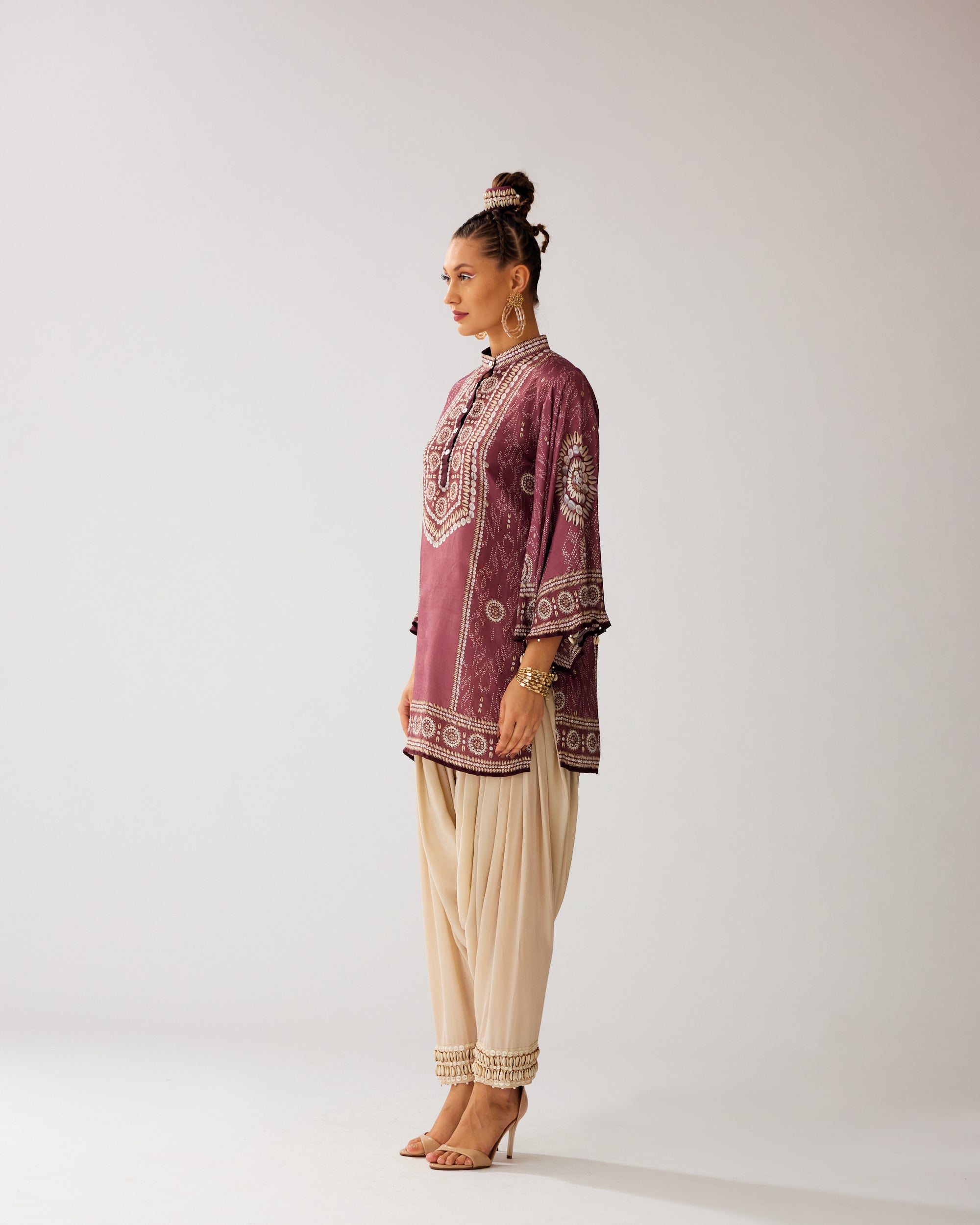 Zohra : Nylla/Salwar - Vintage Rose