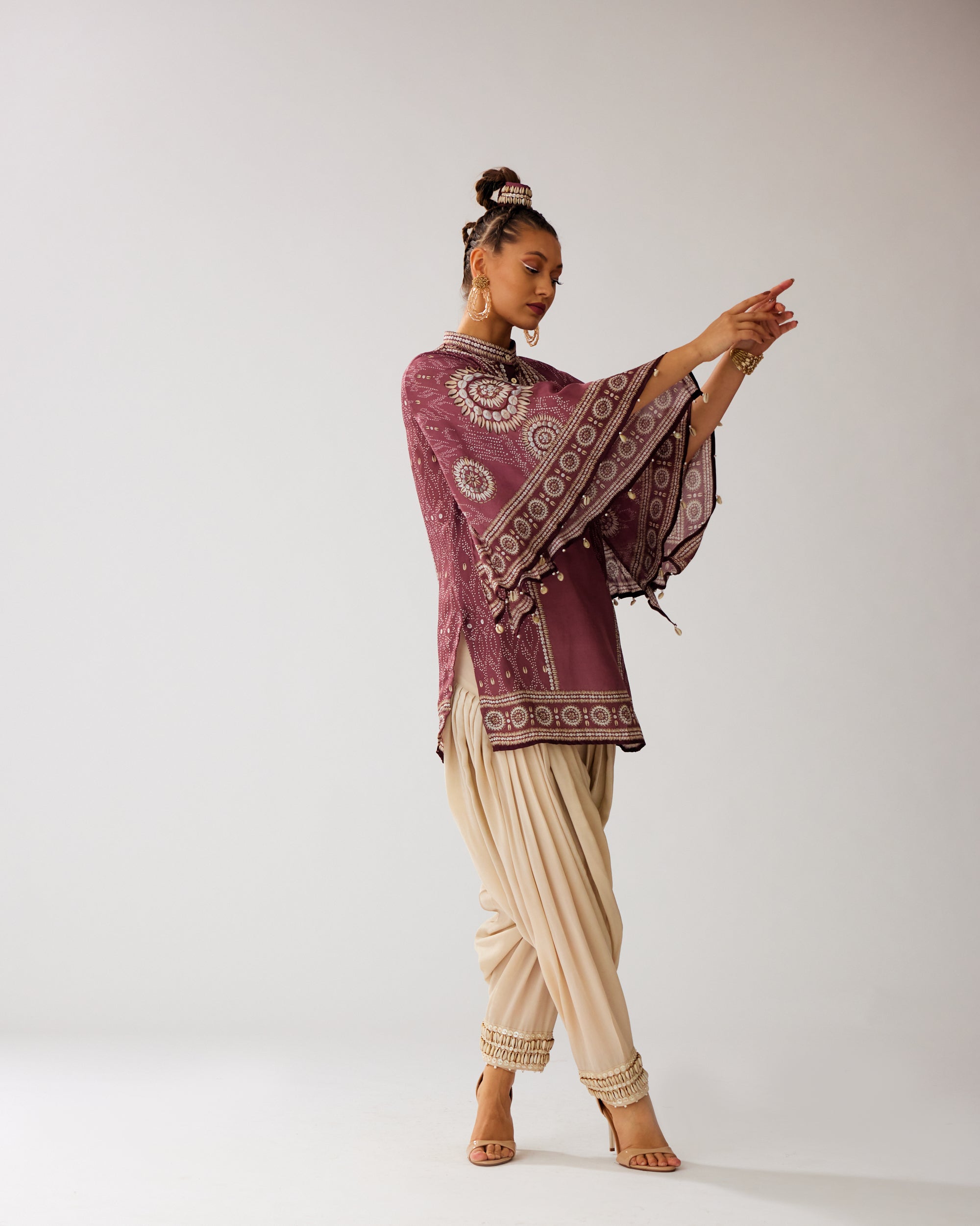 Zohra : Nylla/Salwar - Vintage Rose