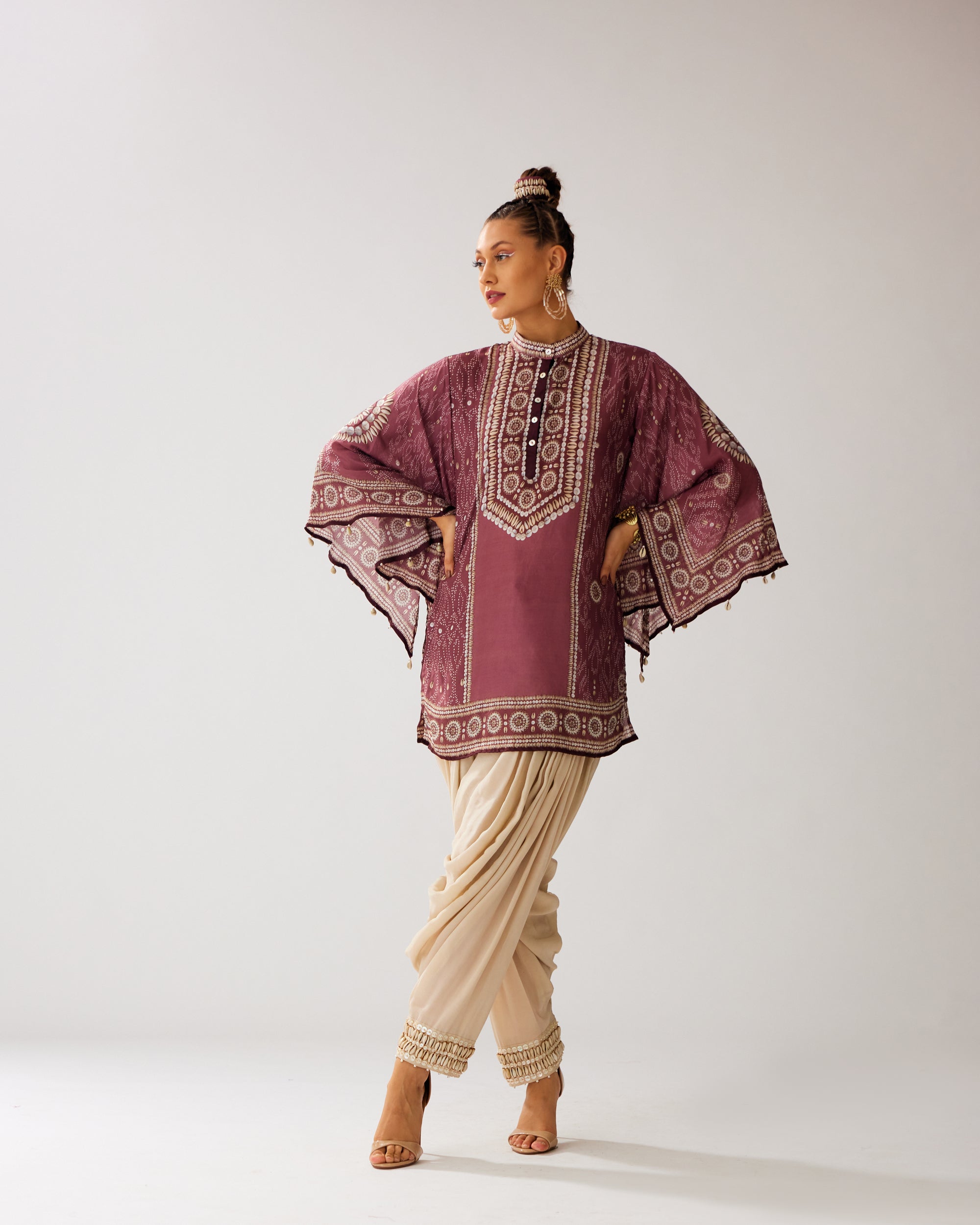 Zohra : Nylla/Salwar - Vintage Rose