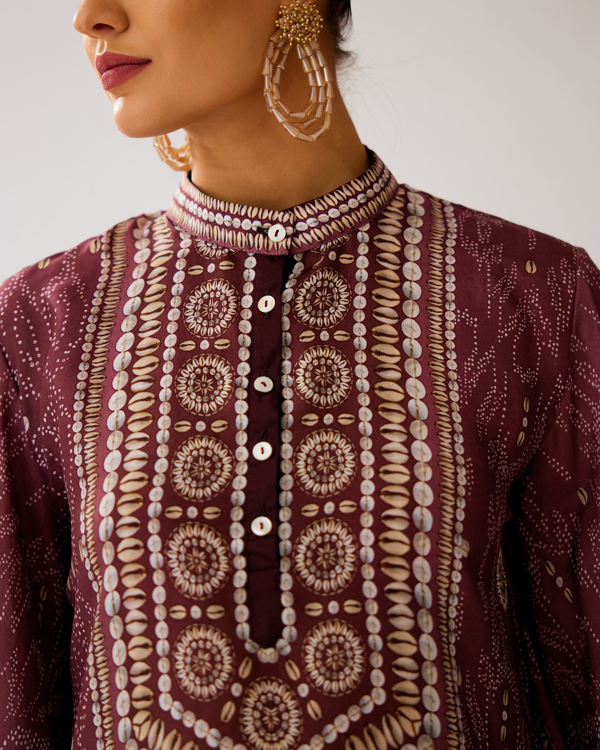 Zohra : Nylla/Salwar - Vintage Rose