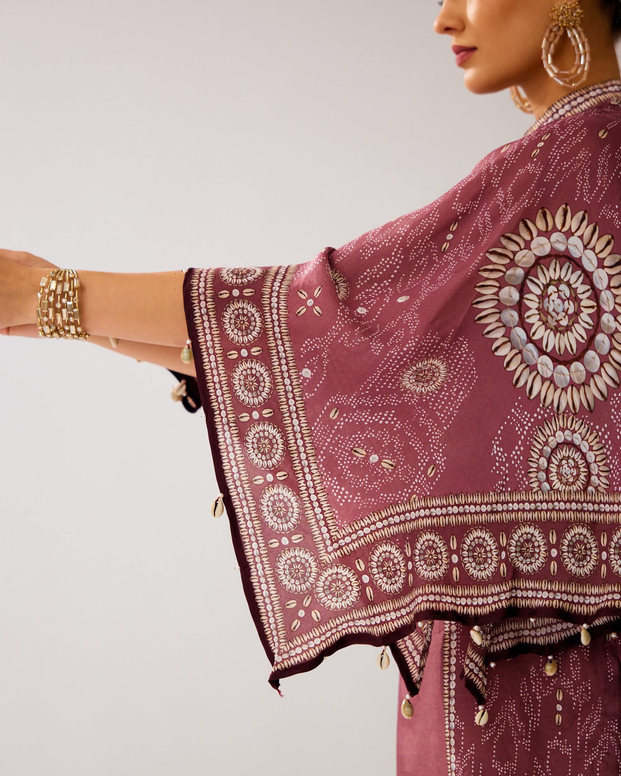 Zohra : Nylla/Salwar - Vintage Rose