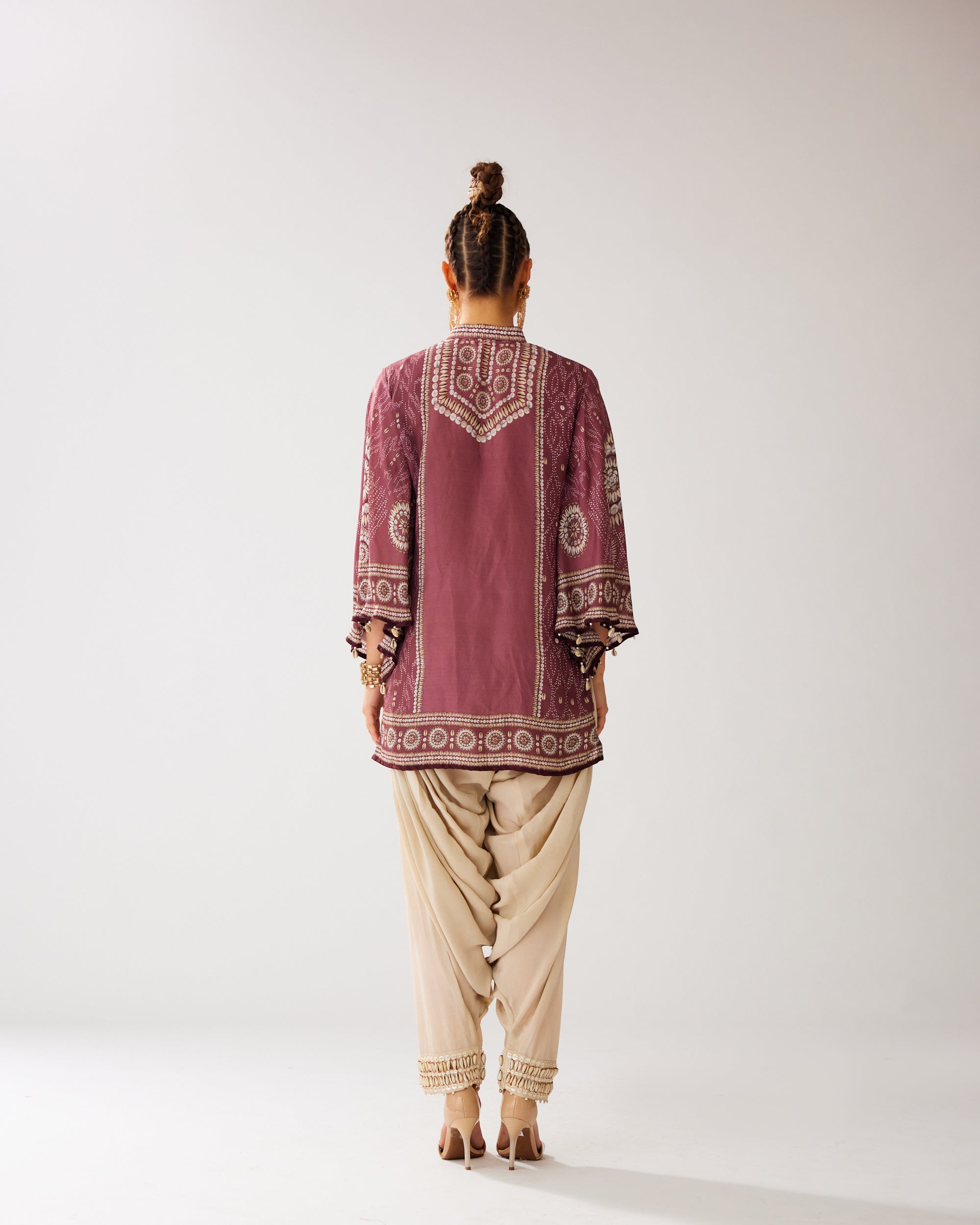 Zohra : Nylla/Salwar - Vintage Rose