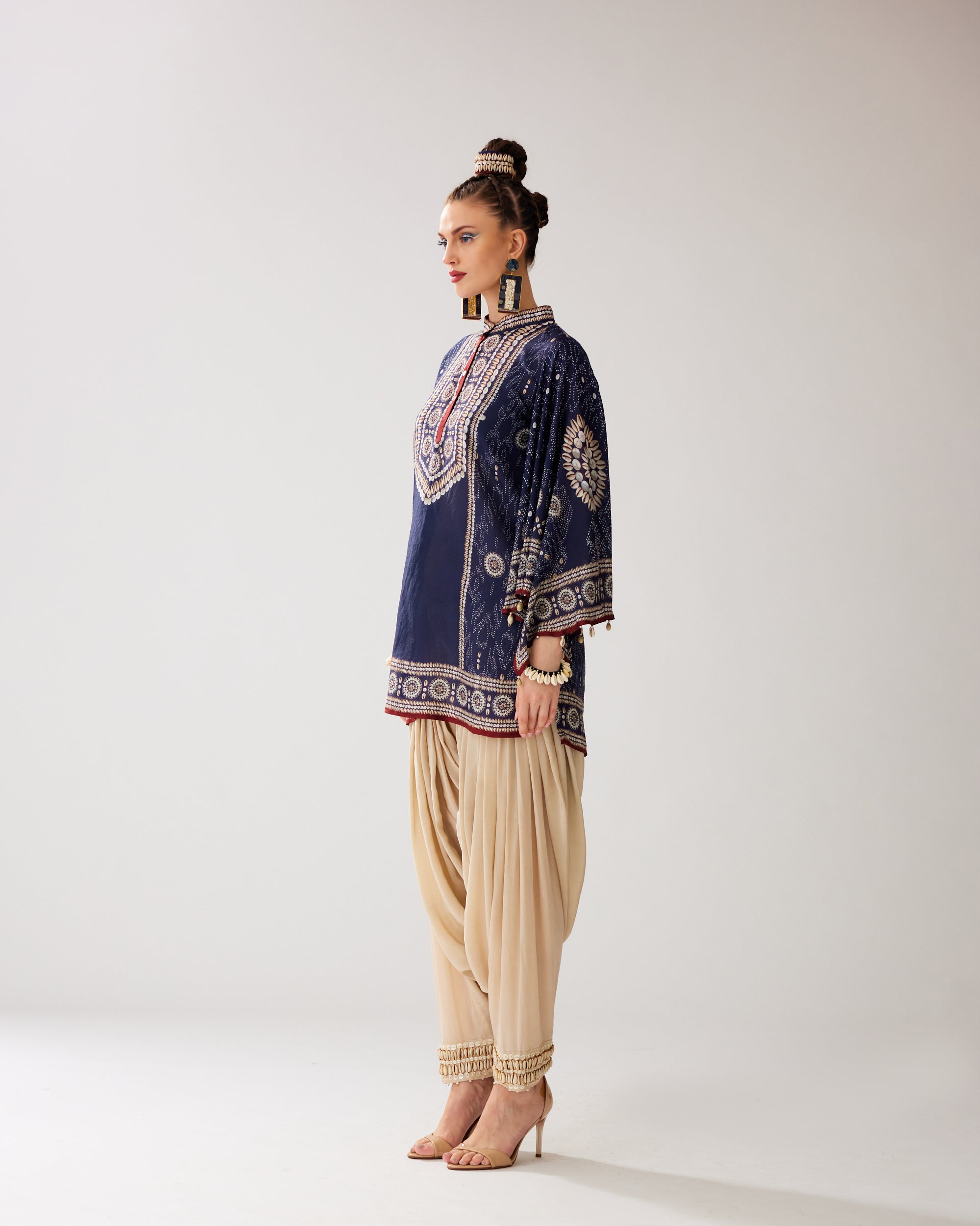 Zohra : Nylla/Salwar - Navy