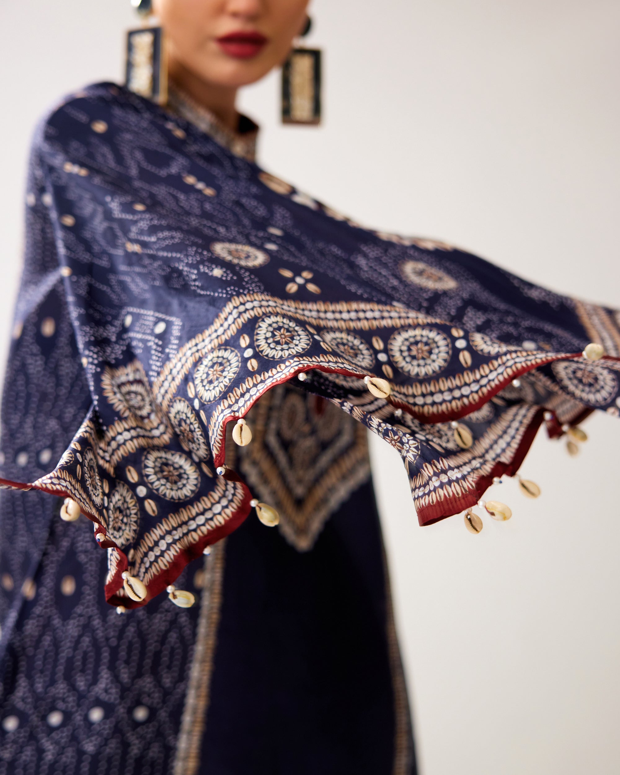 Zohra : Nylla/Salwar - Navy