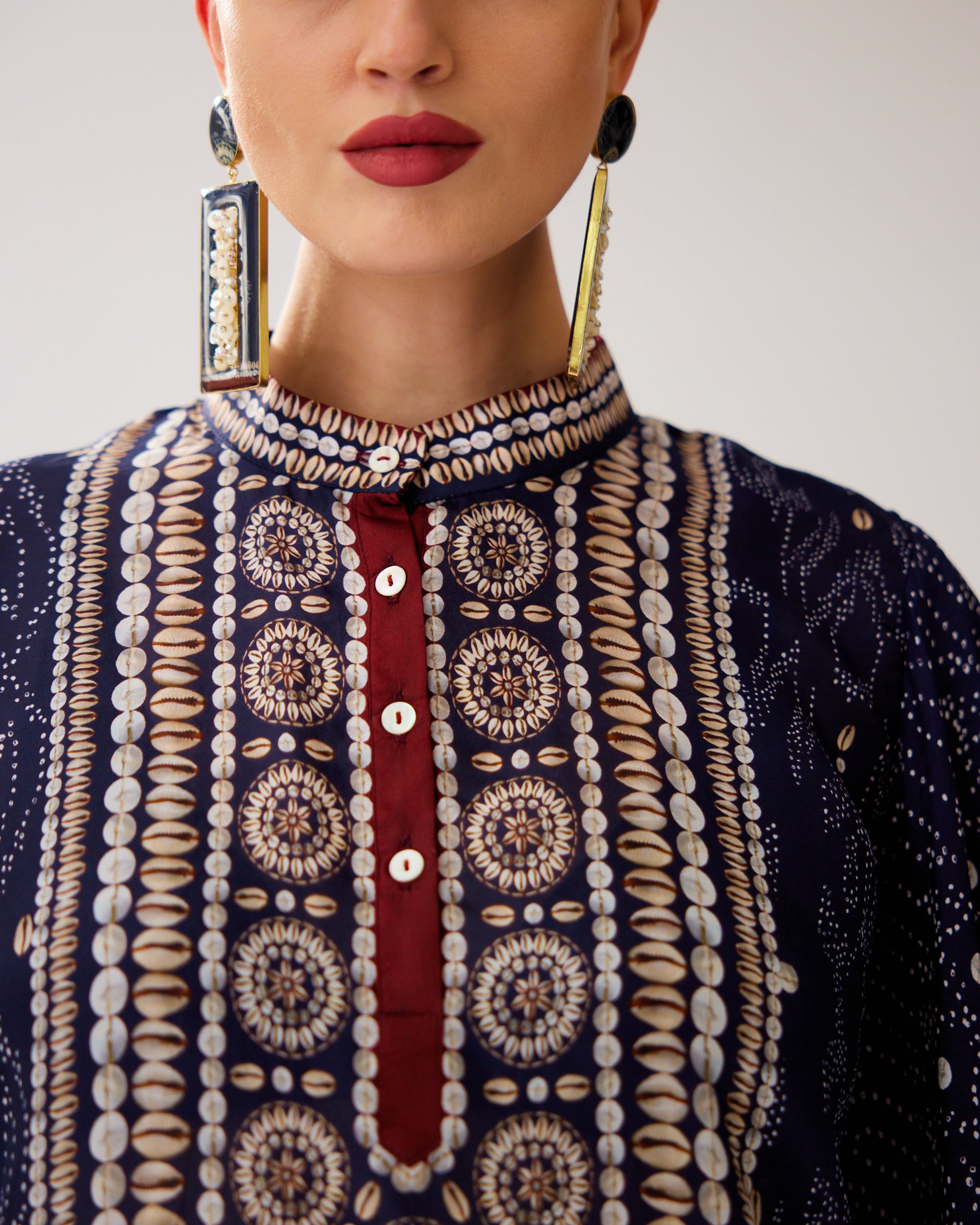 Zohra : Nylla/Salwar - Navy