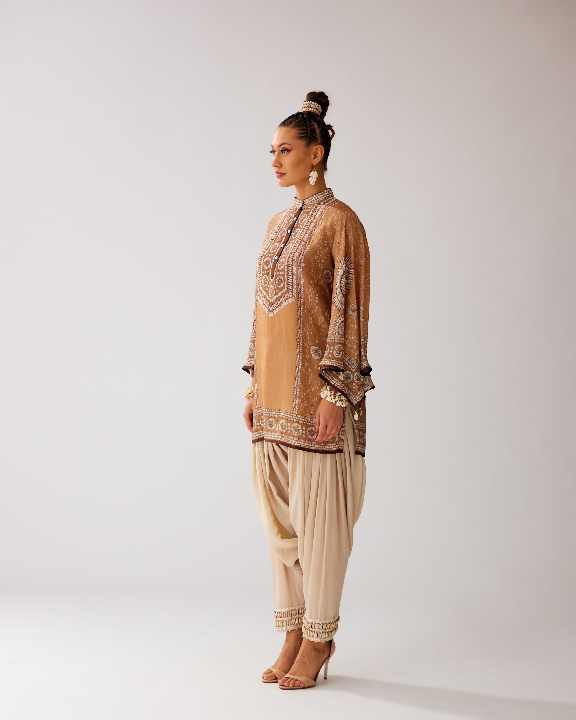 Zohra : Nylla/Salwar - Caramel