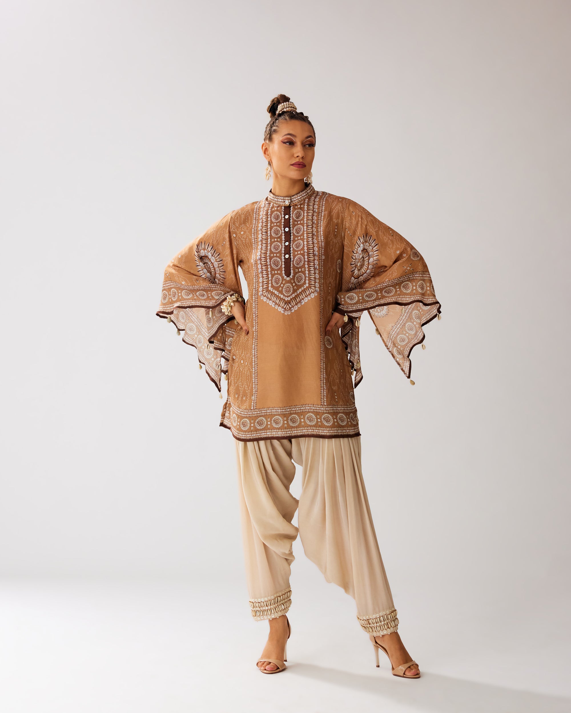 Zohra : Nylla/Salwar - Caramel