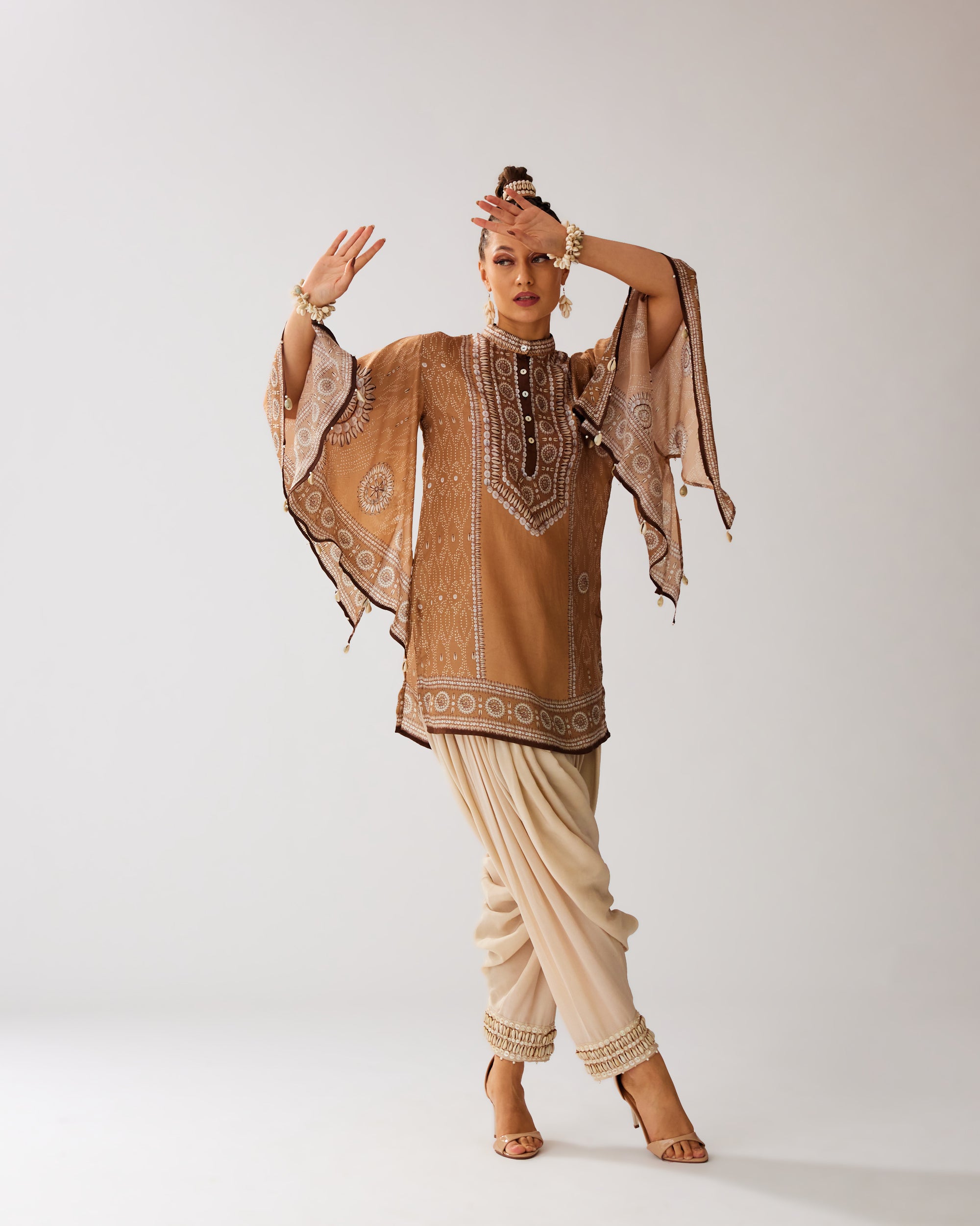 Zohra : Nylla/Salwar - Caramel
