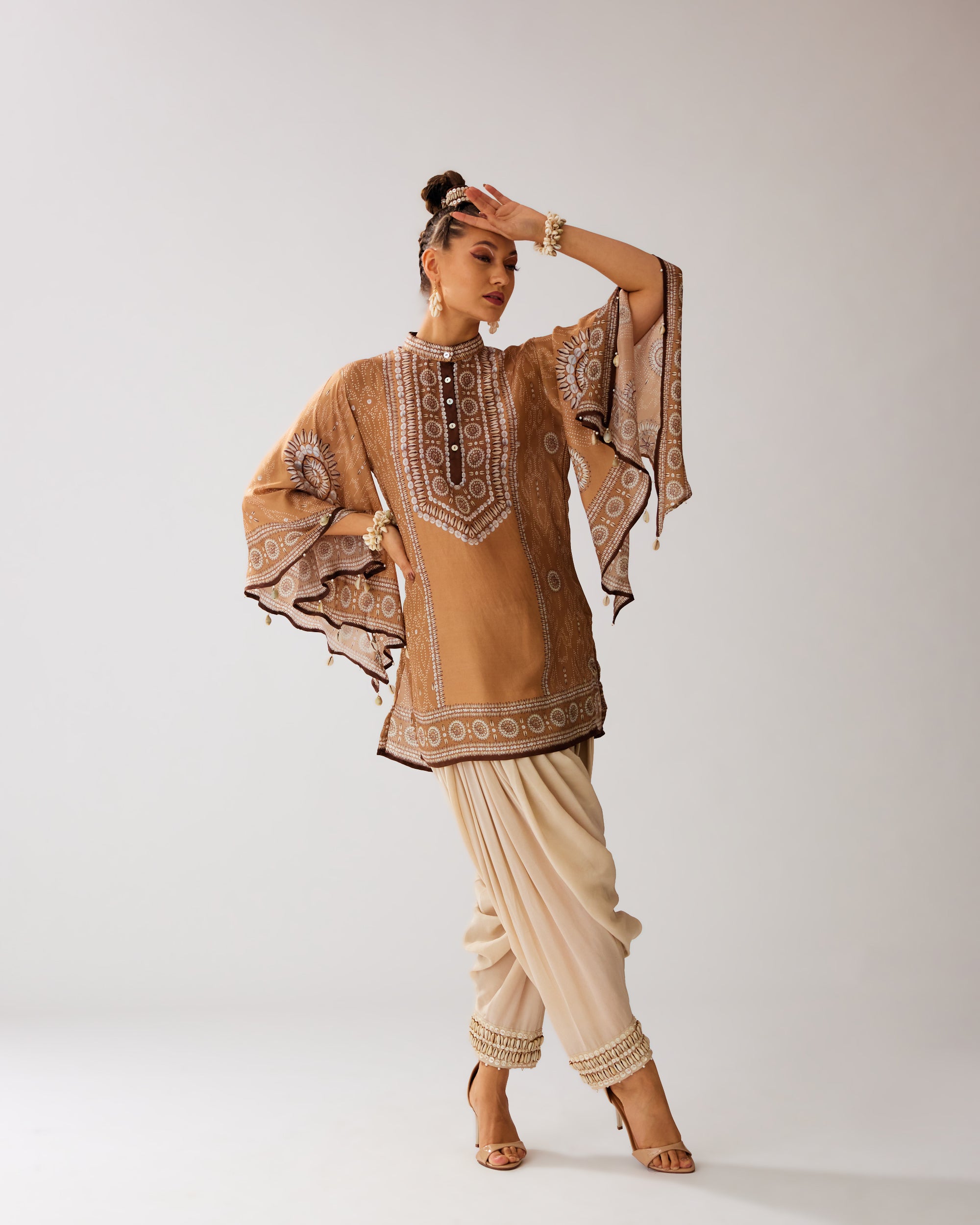 Zohra : Nylla/Salwar - Caramel