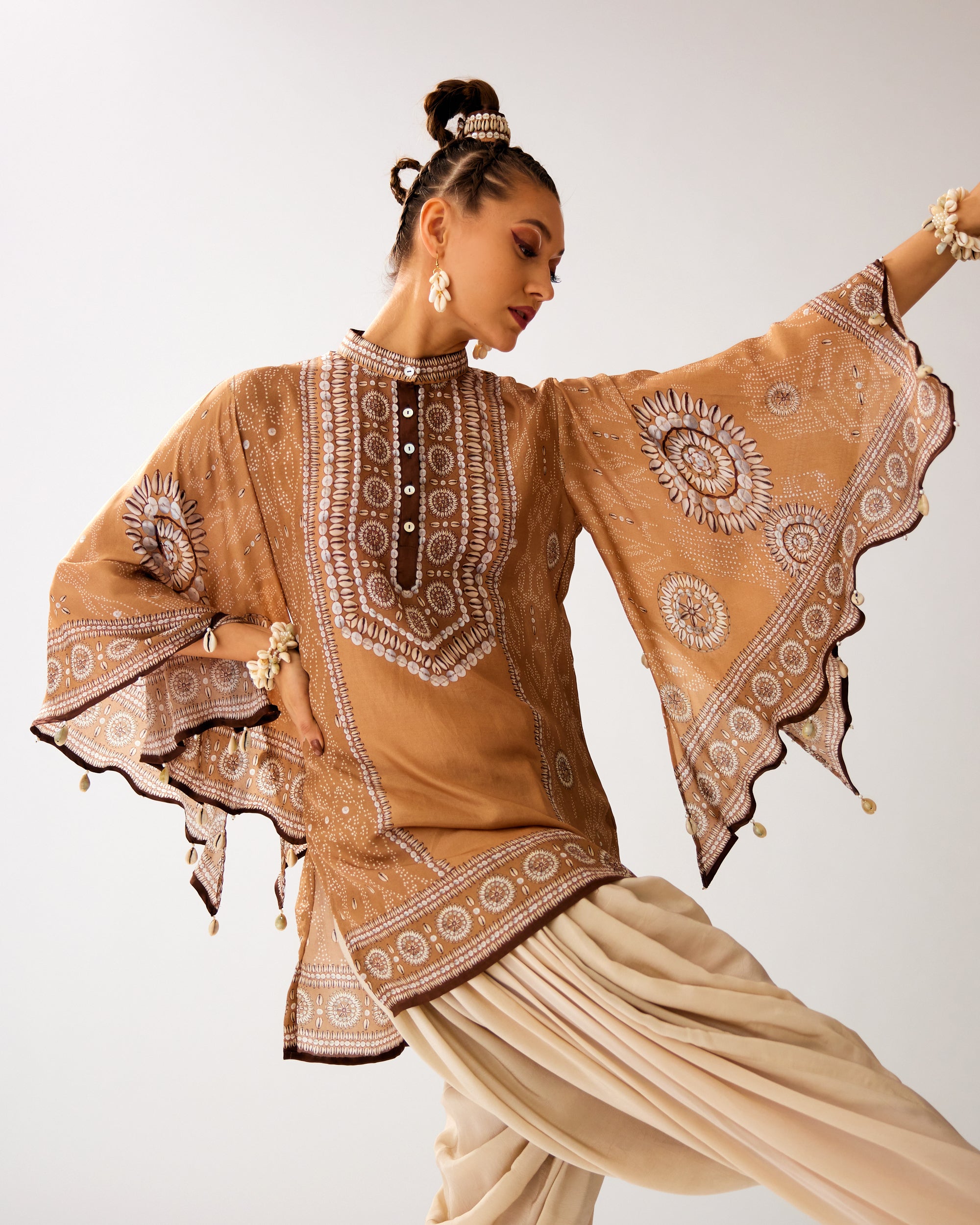 Zohra : Nylla/Salwar - Caramel