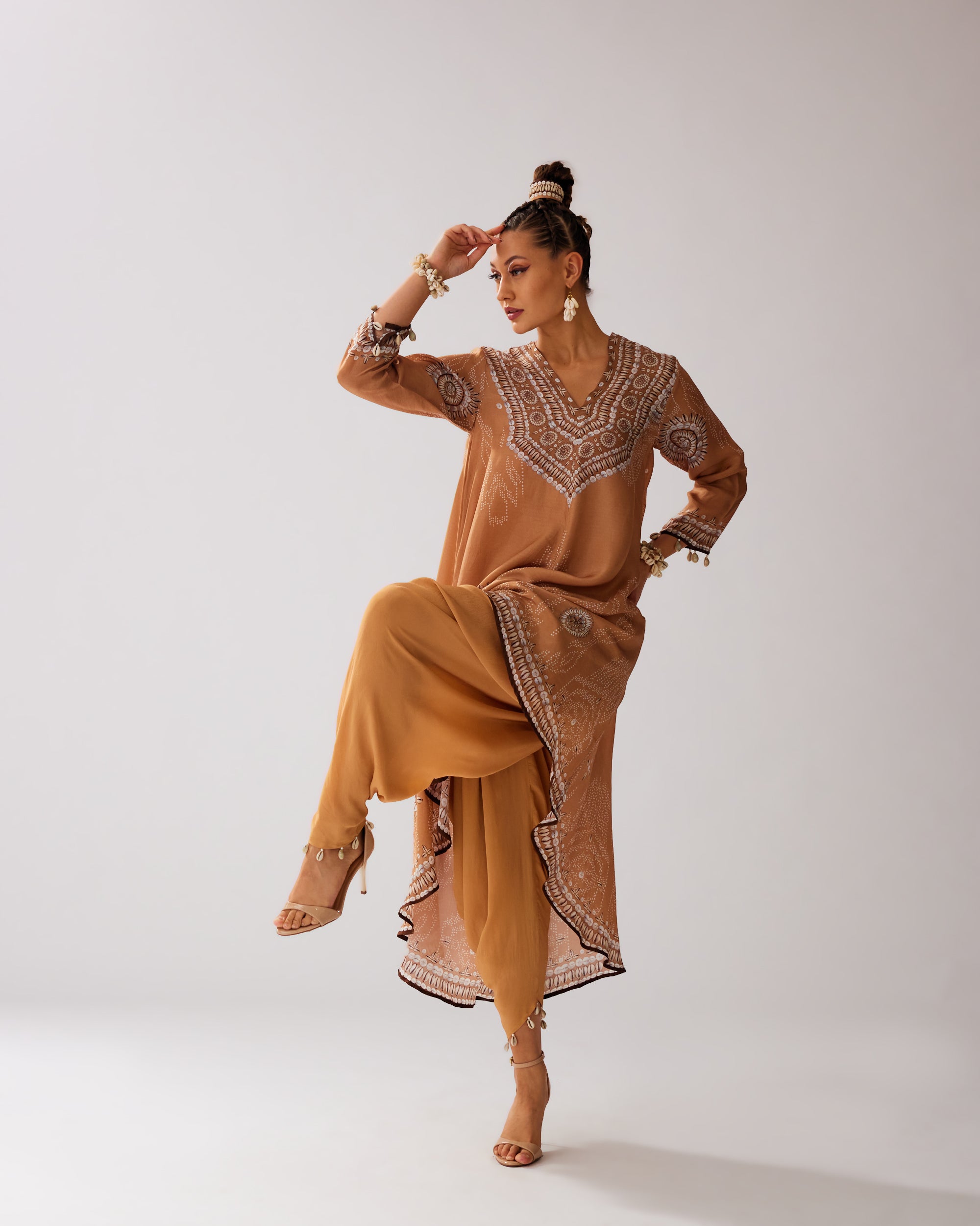 Zohra : Aarvi/Salwar - Caramel