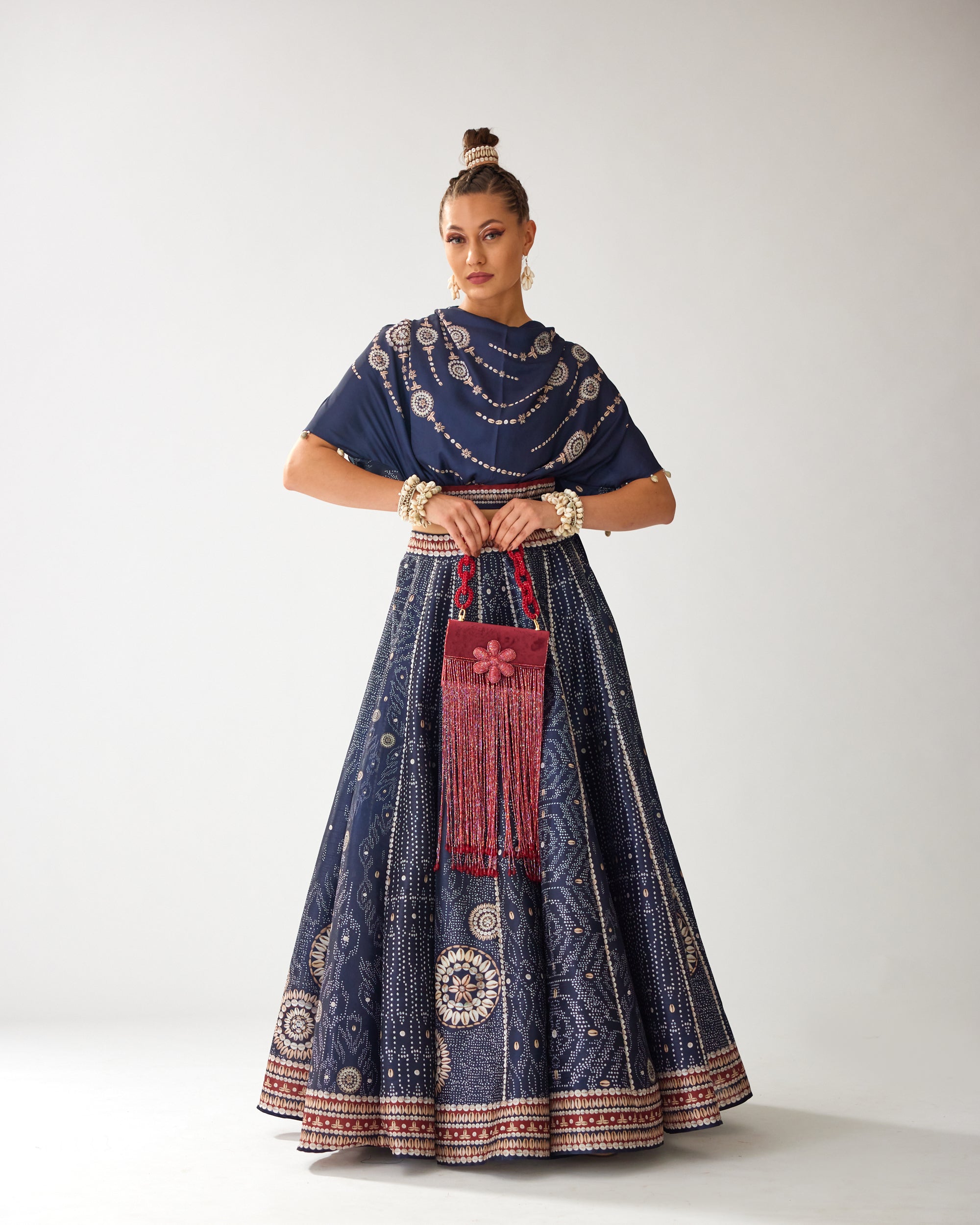 Zohra : Varsha Leela - Navy
