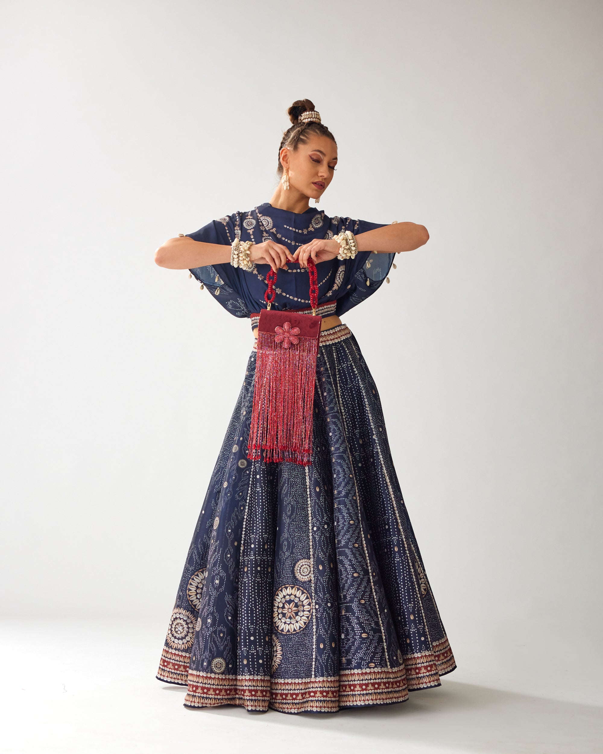 Zohra : Varsha Leela - Navy