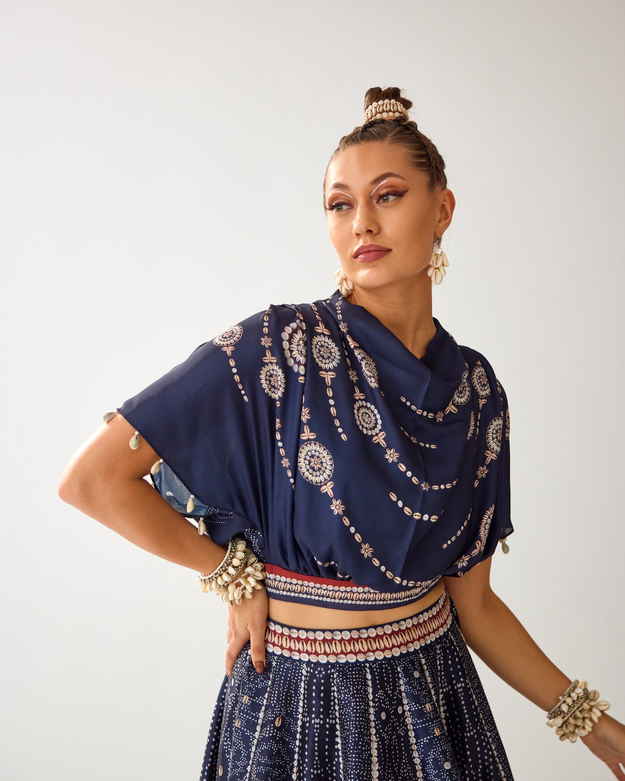 Zohra : Varsha Leela - Navy