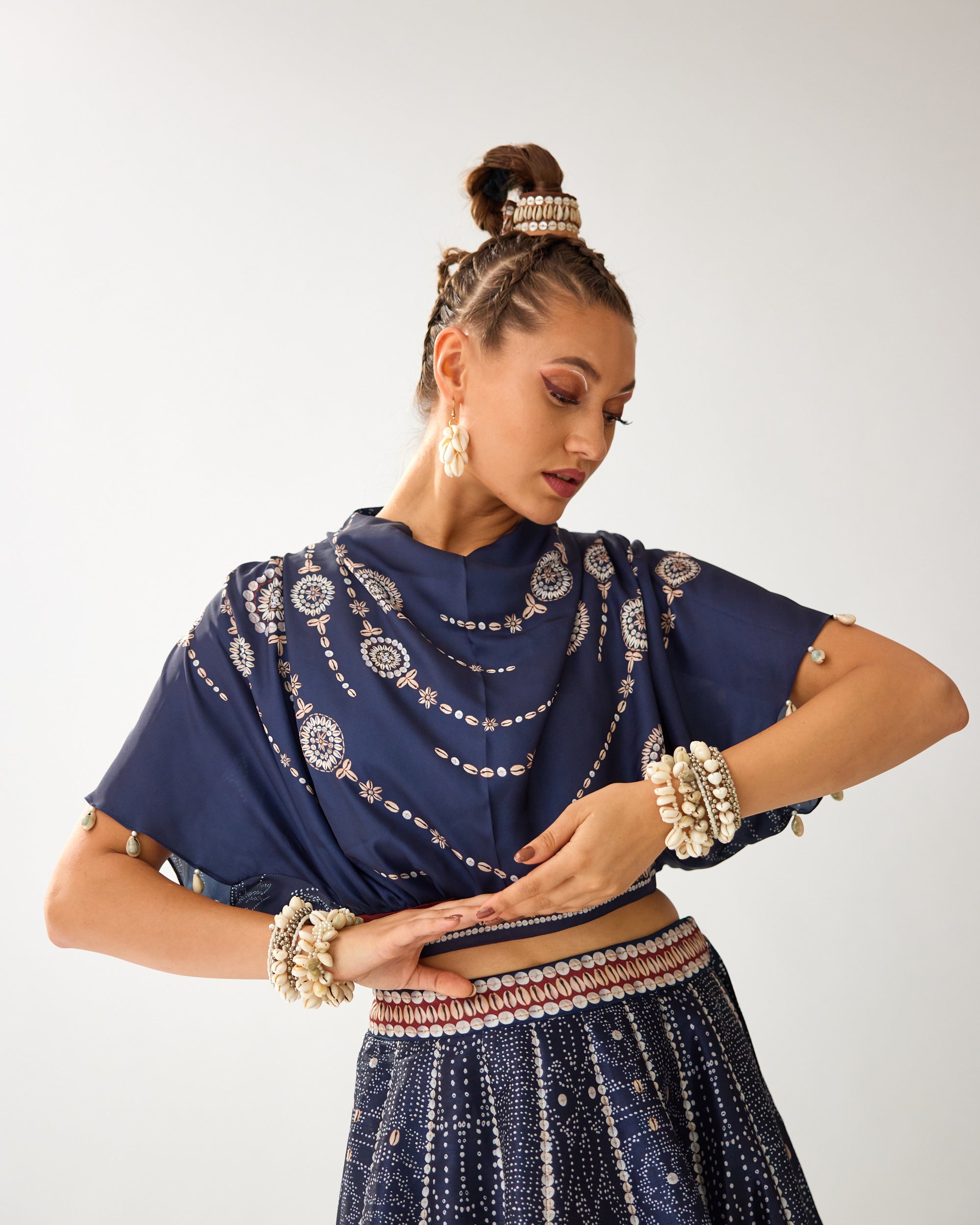 Zohra : Varsha Leela - Navy