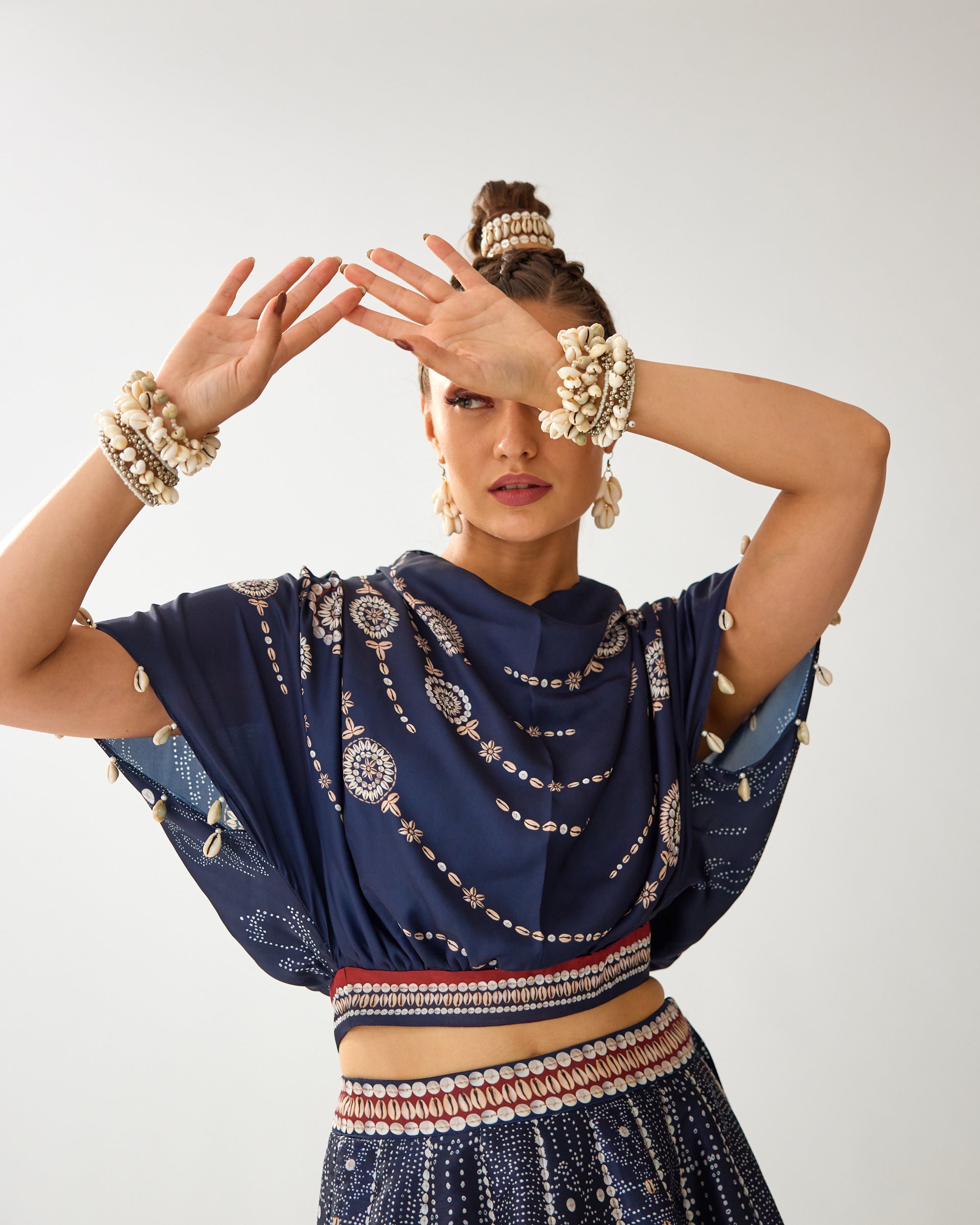 Zohra : Varsha Leela - Navy