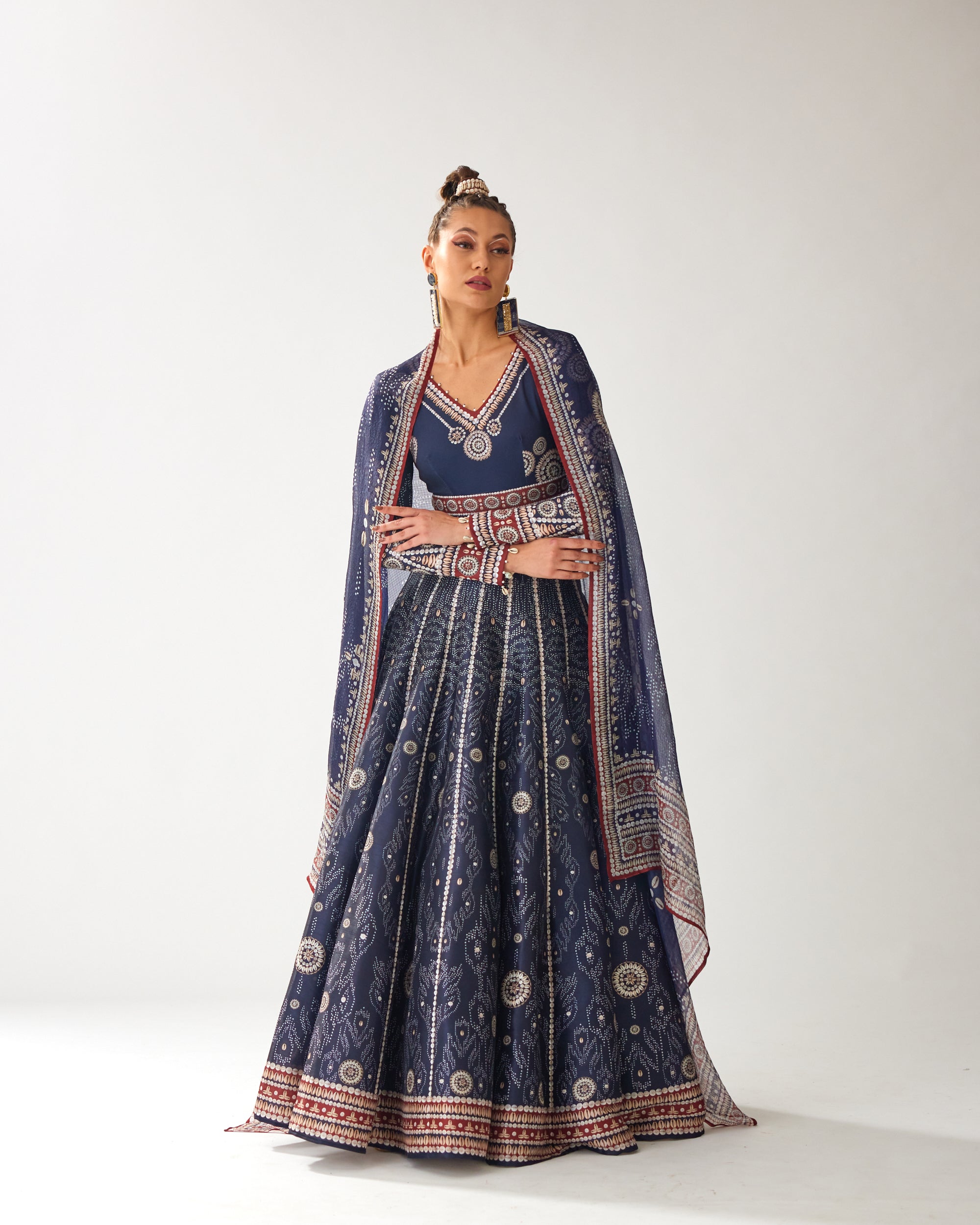 Zohra : Leela - Navy