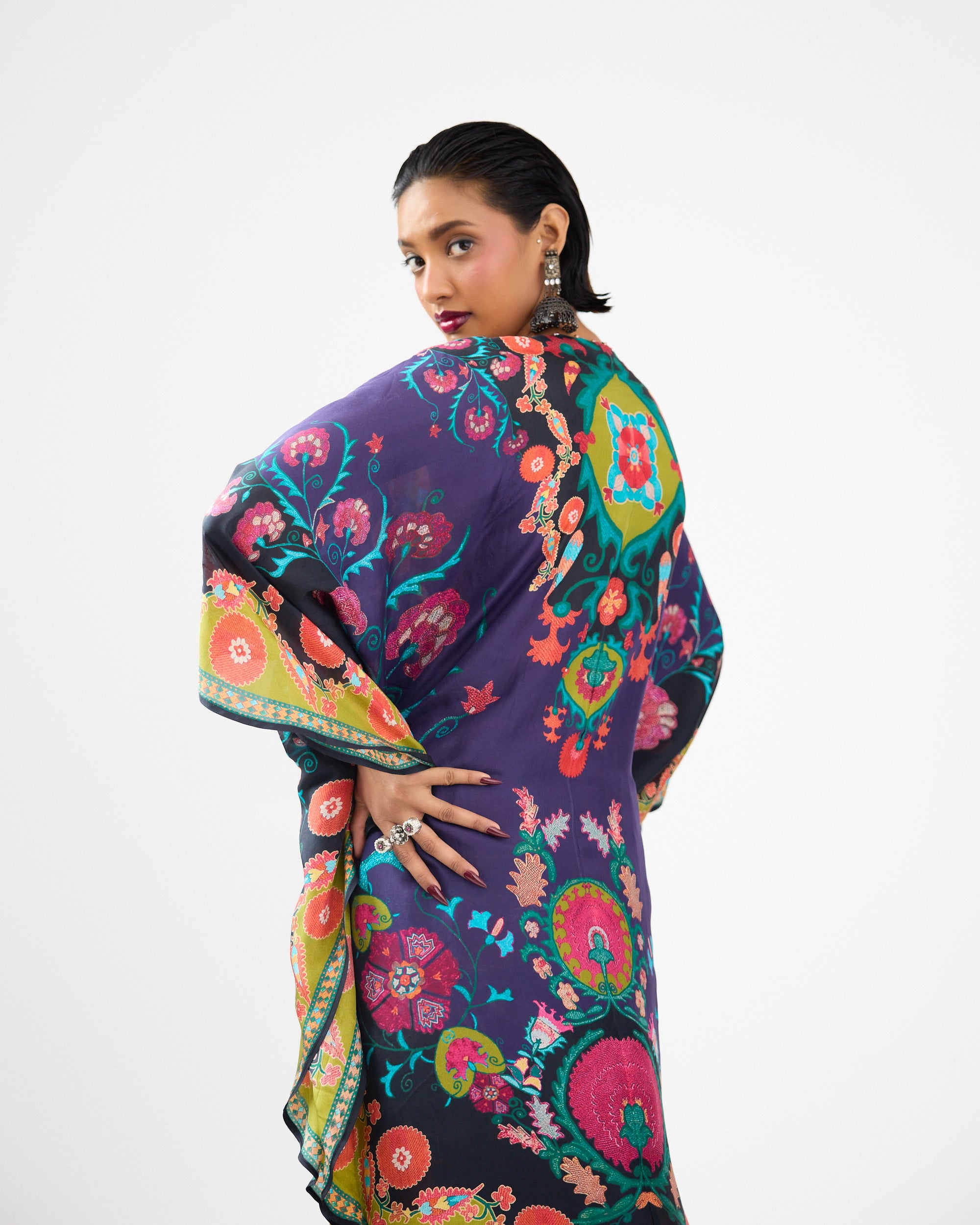 A Bukhara Summer : Inayat - Lime/Black