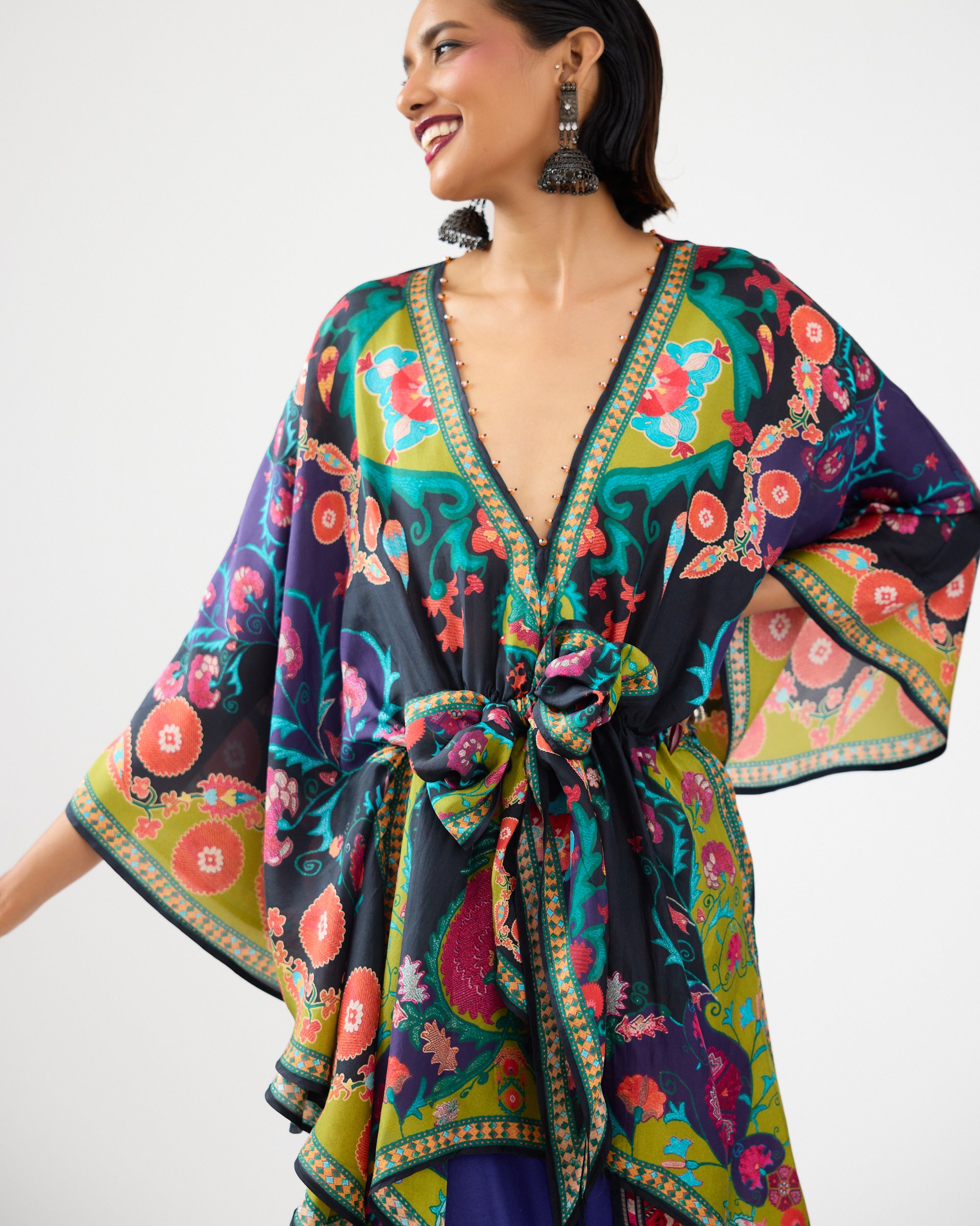 A Bukhara Summer : Inayat - Lime/Black