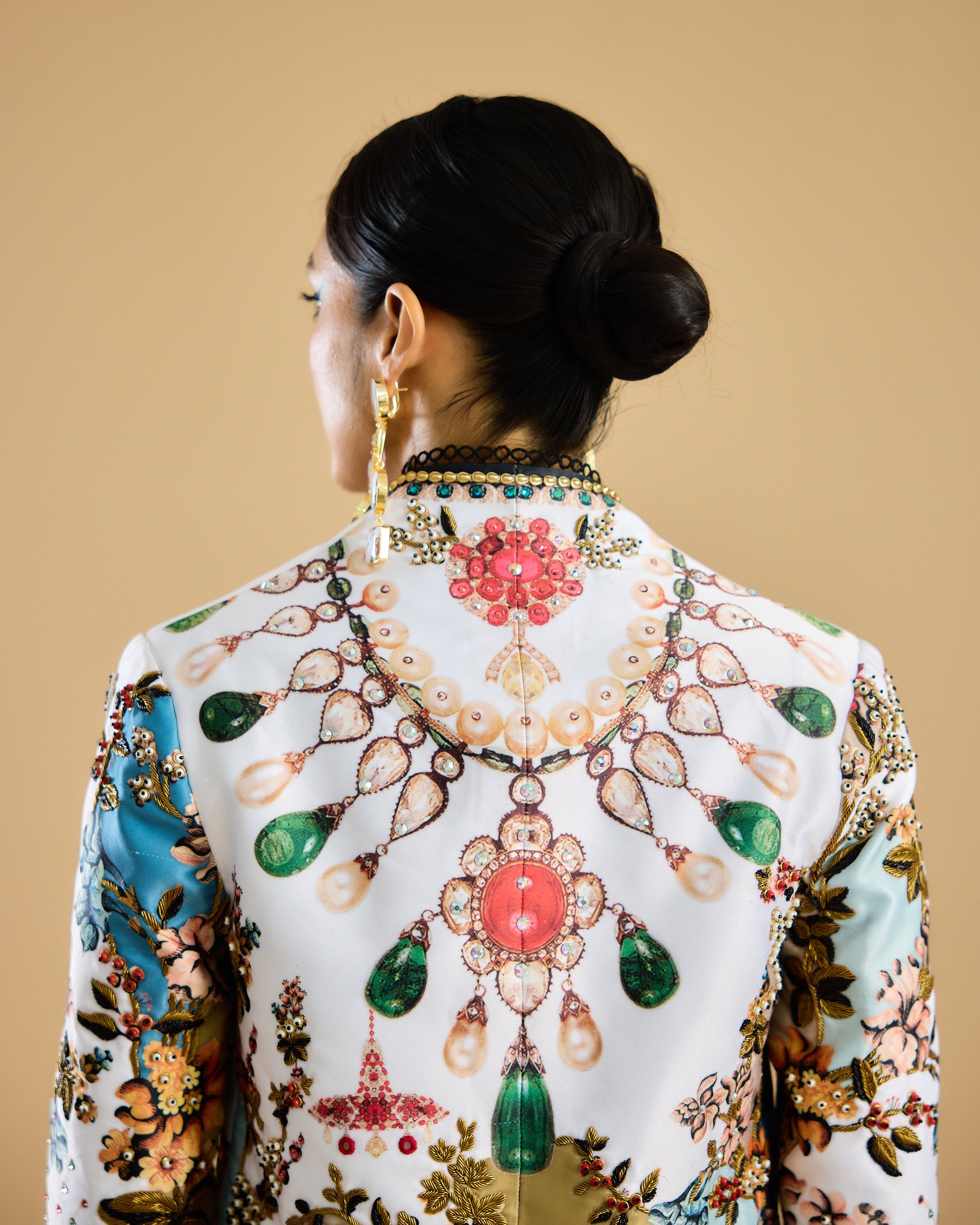 Nizam : Jamila - Ivory/Aqua