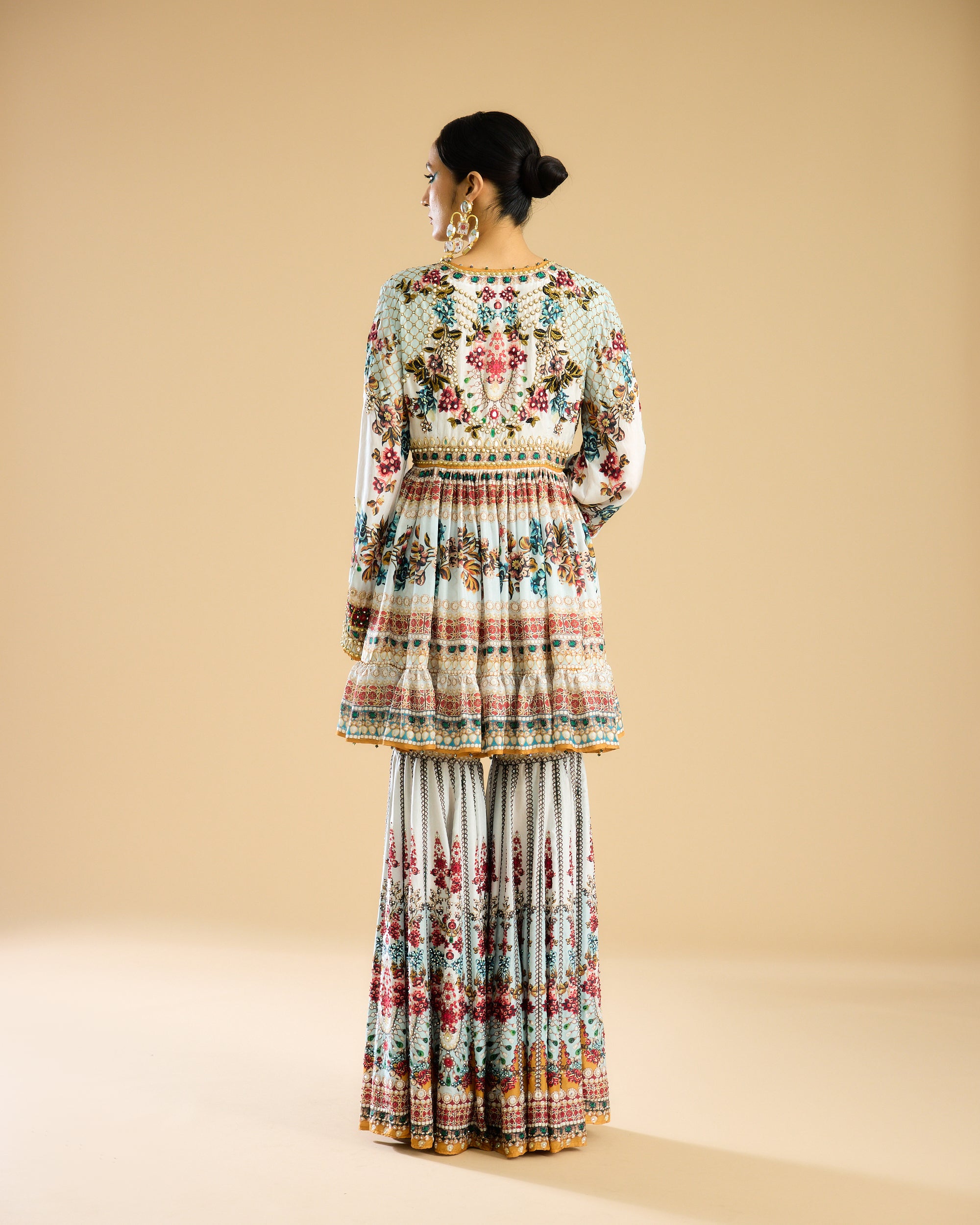 Nizam : Chinara - Ivory/Aqua