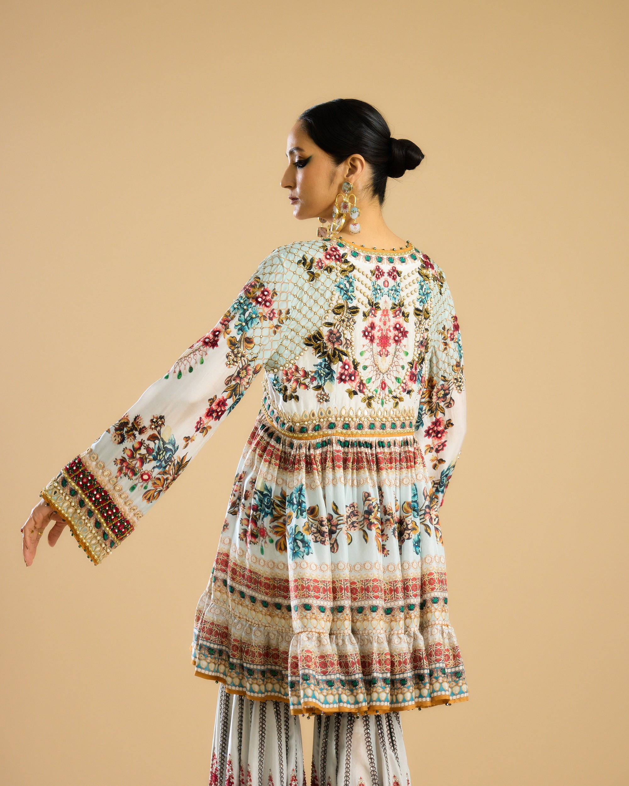 Nizam : Chinara - Ivory/Aqua