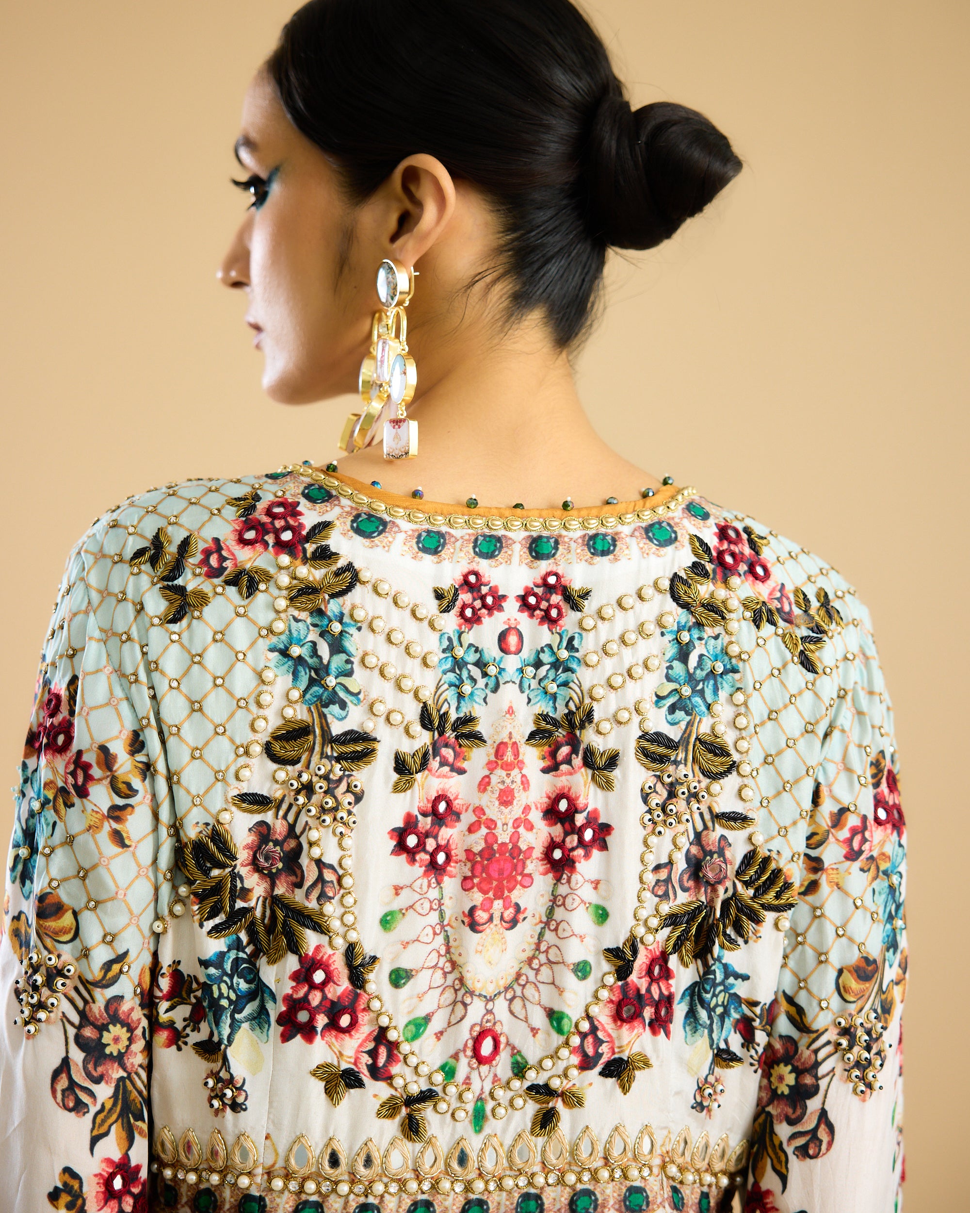 Nizam : Chinara - Ivory/Aqua