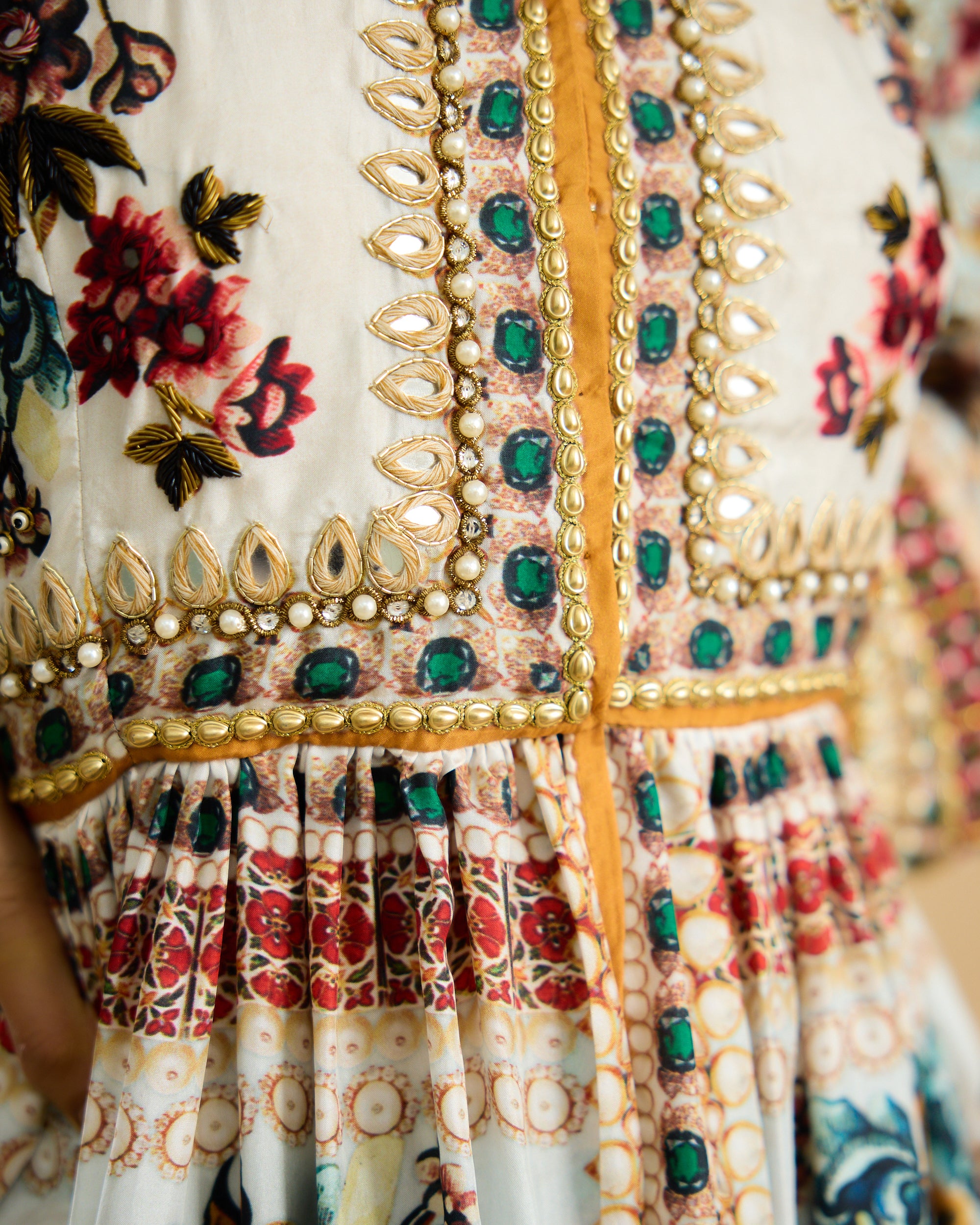 Nizam : Chinara - Ivory/Aqua