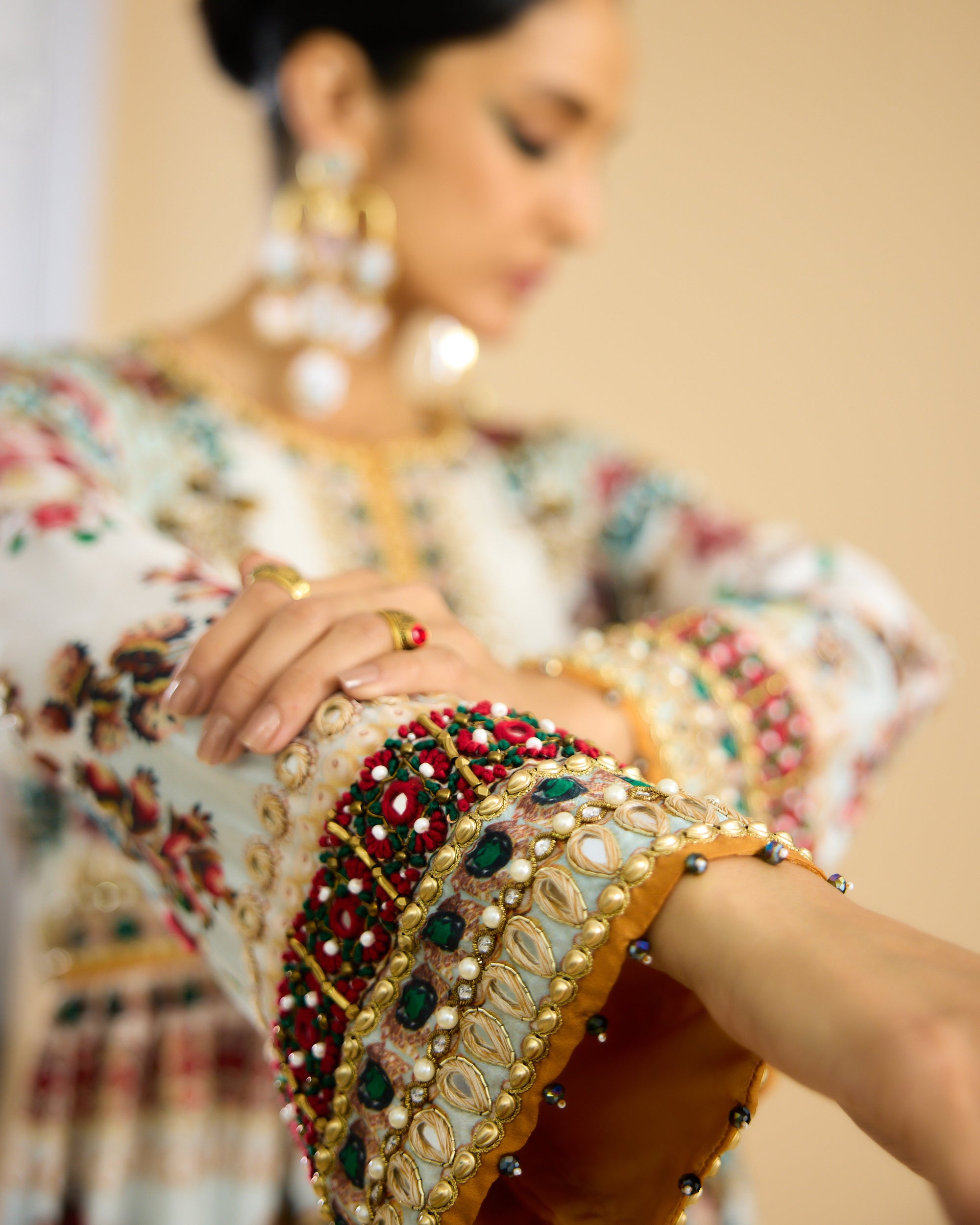 Nizam : Chinara - Ivory/Aqua