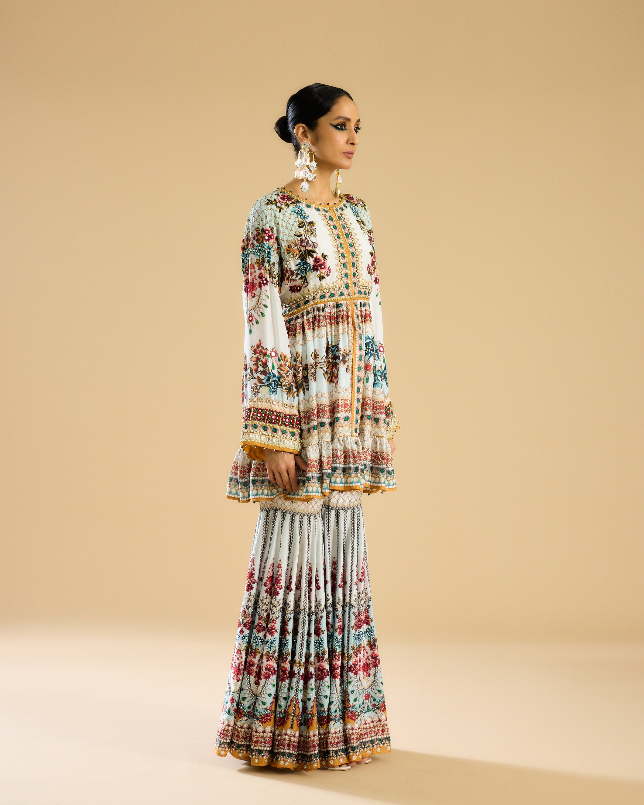 Nizam : Chinara - Ivory/Aqua
