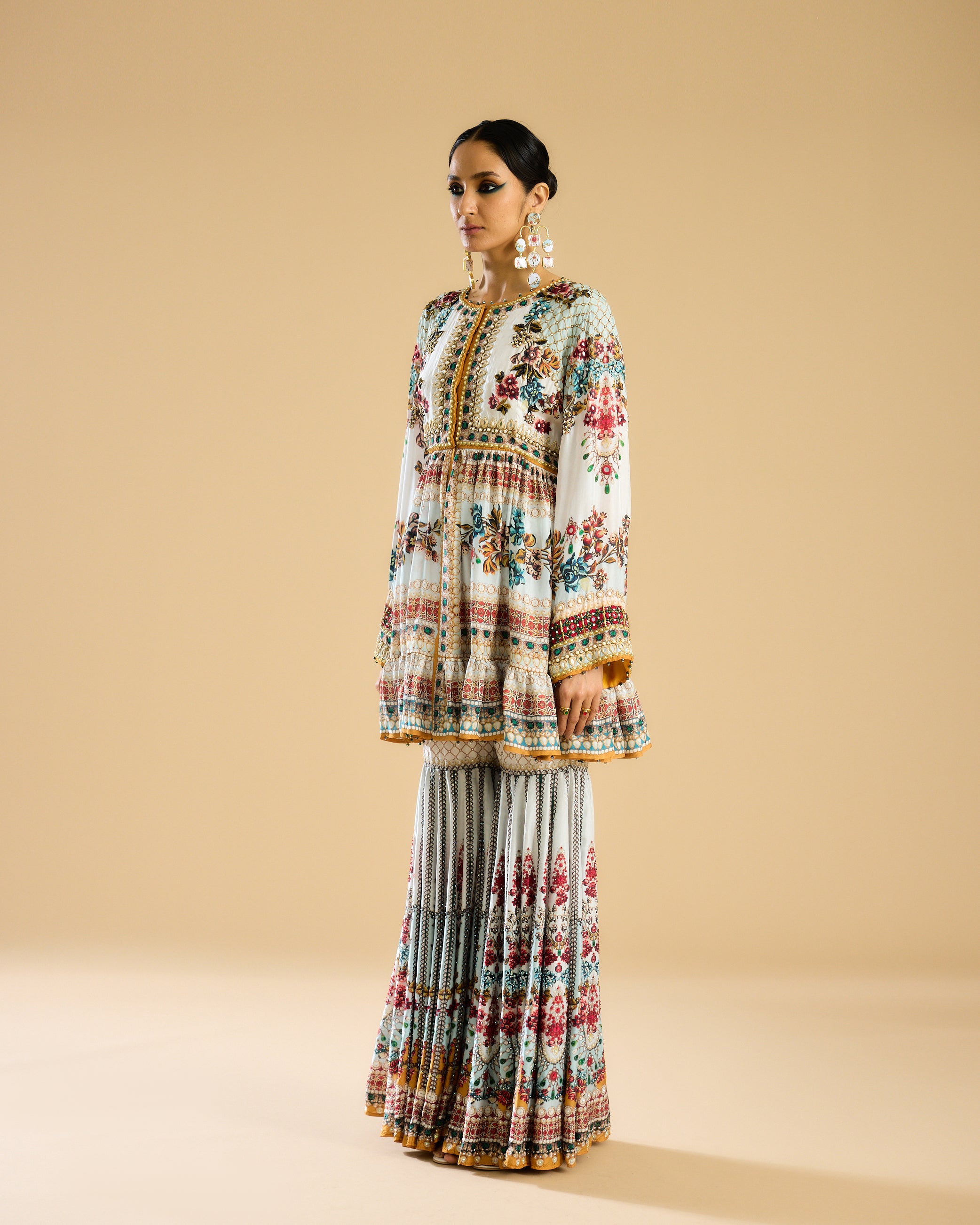Nizam : Chinara - Ivory/Aqua
