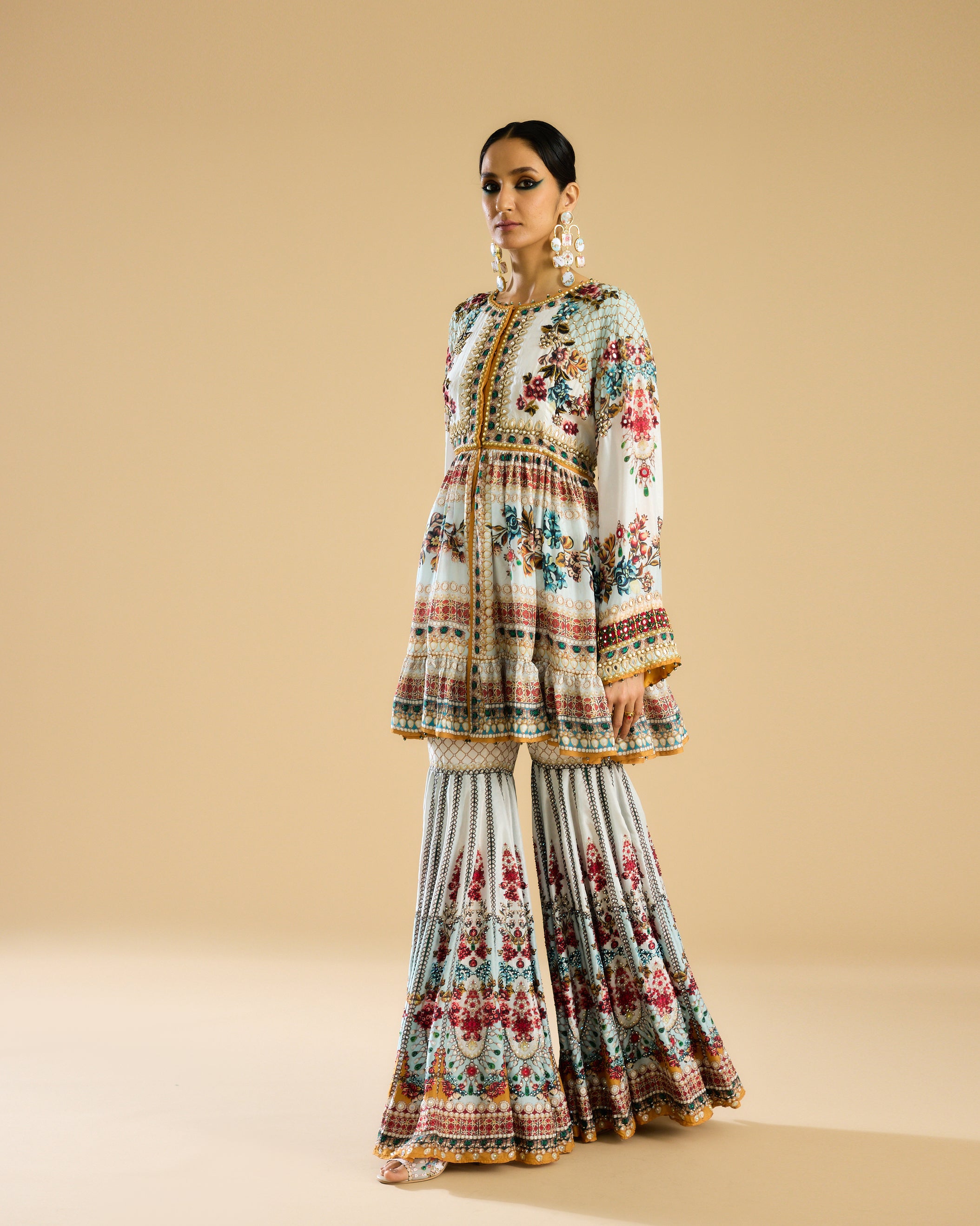 Nizam : Chinara - Ivory/Aqua