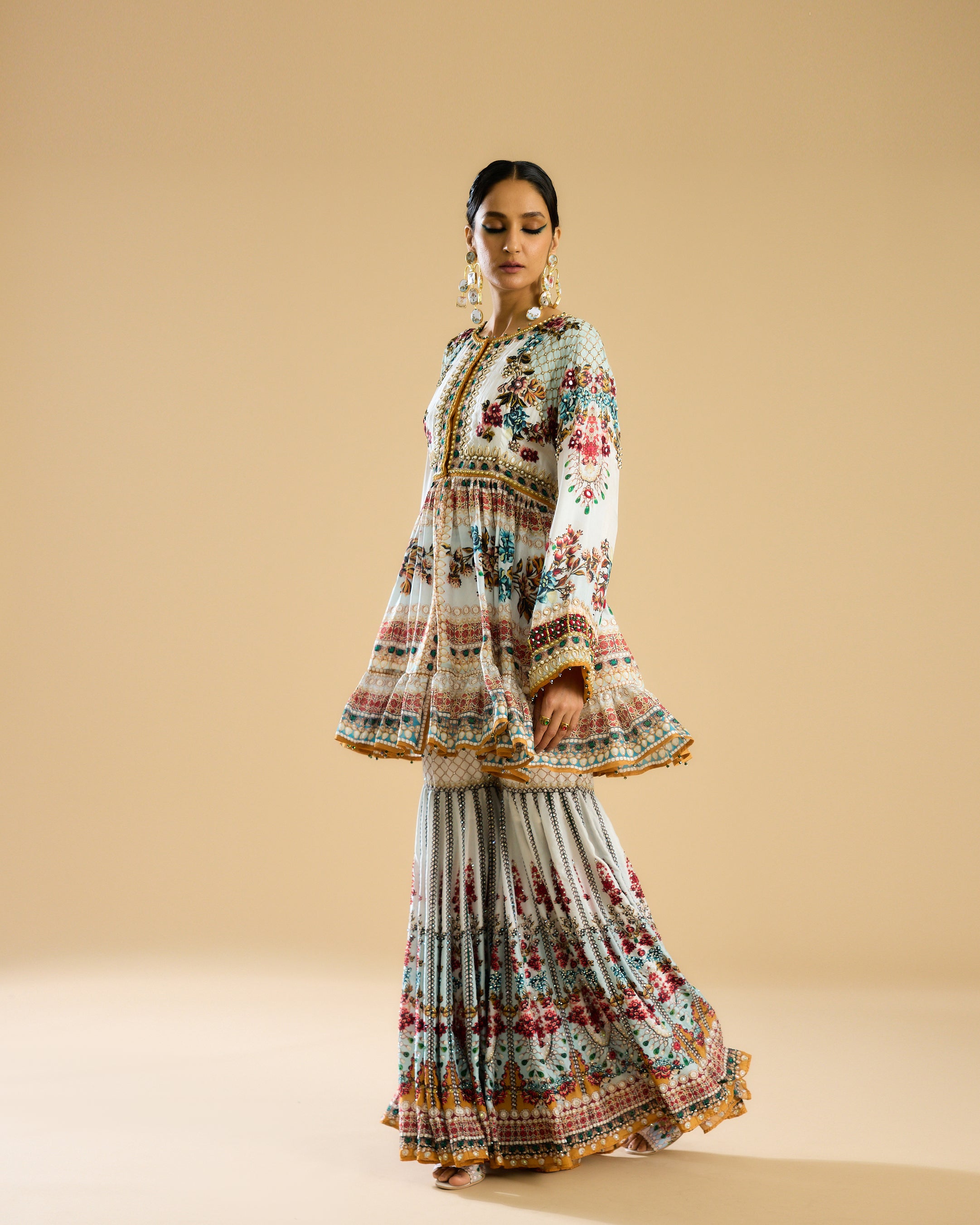 Nizam : Chinara - Ivory/Aqua
