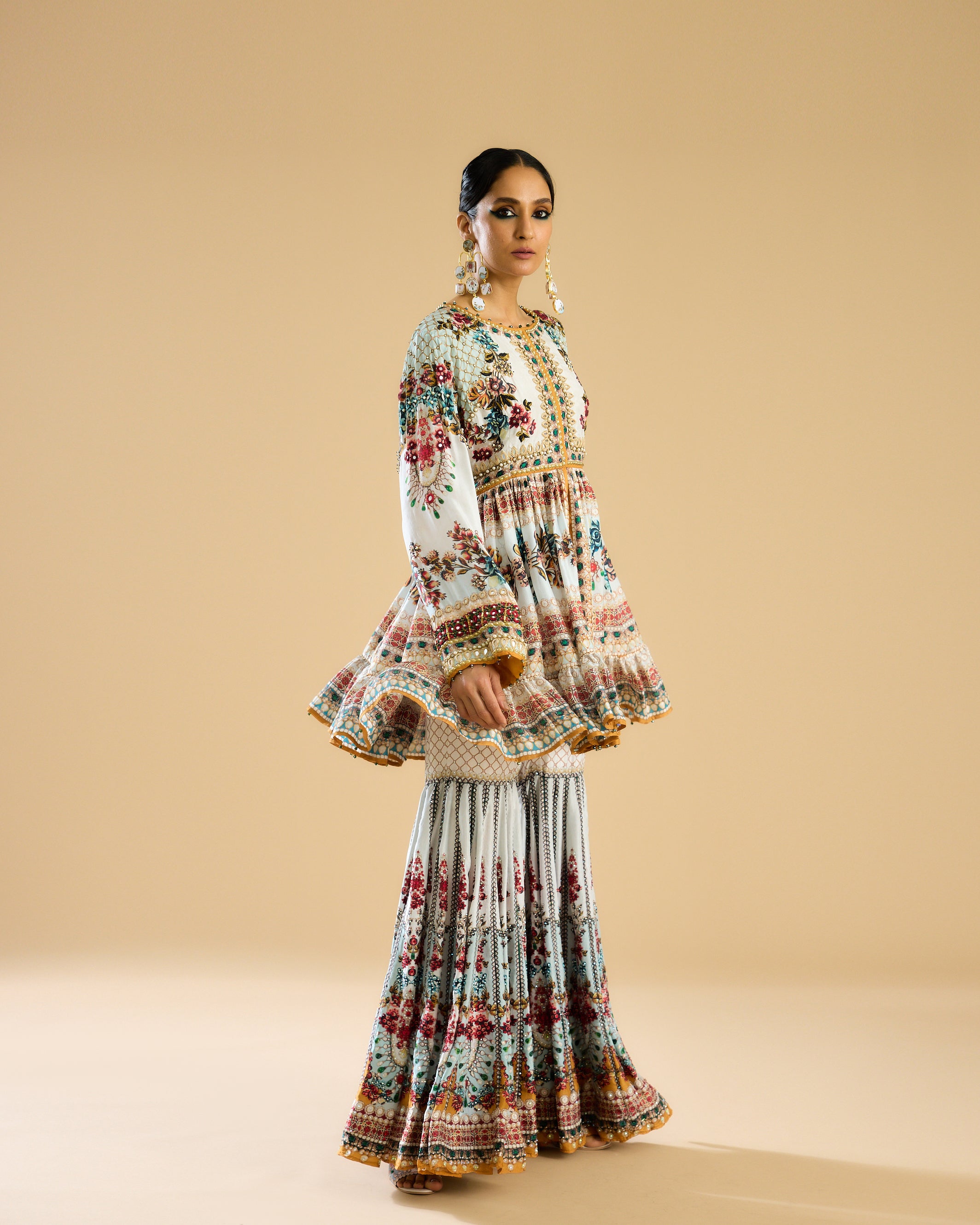 Nizam : Chinara - Ivory/Aqua