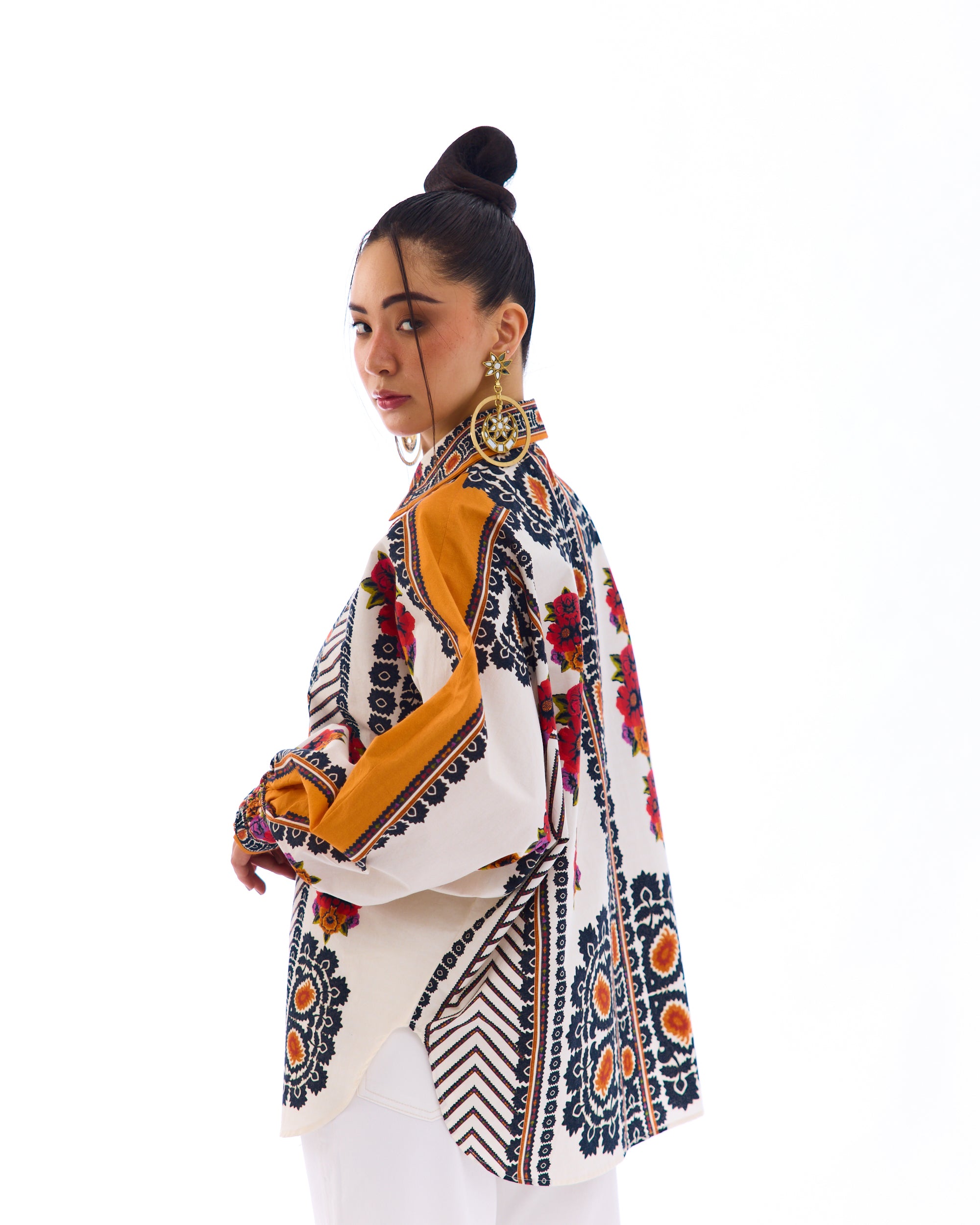 J'adore : Faiza - White/Orange
