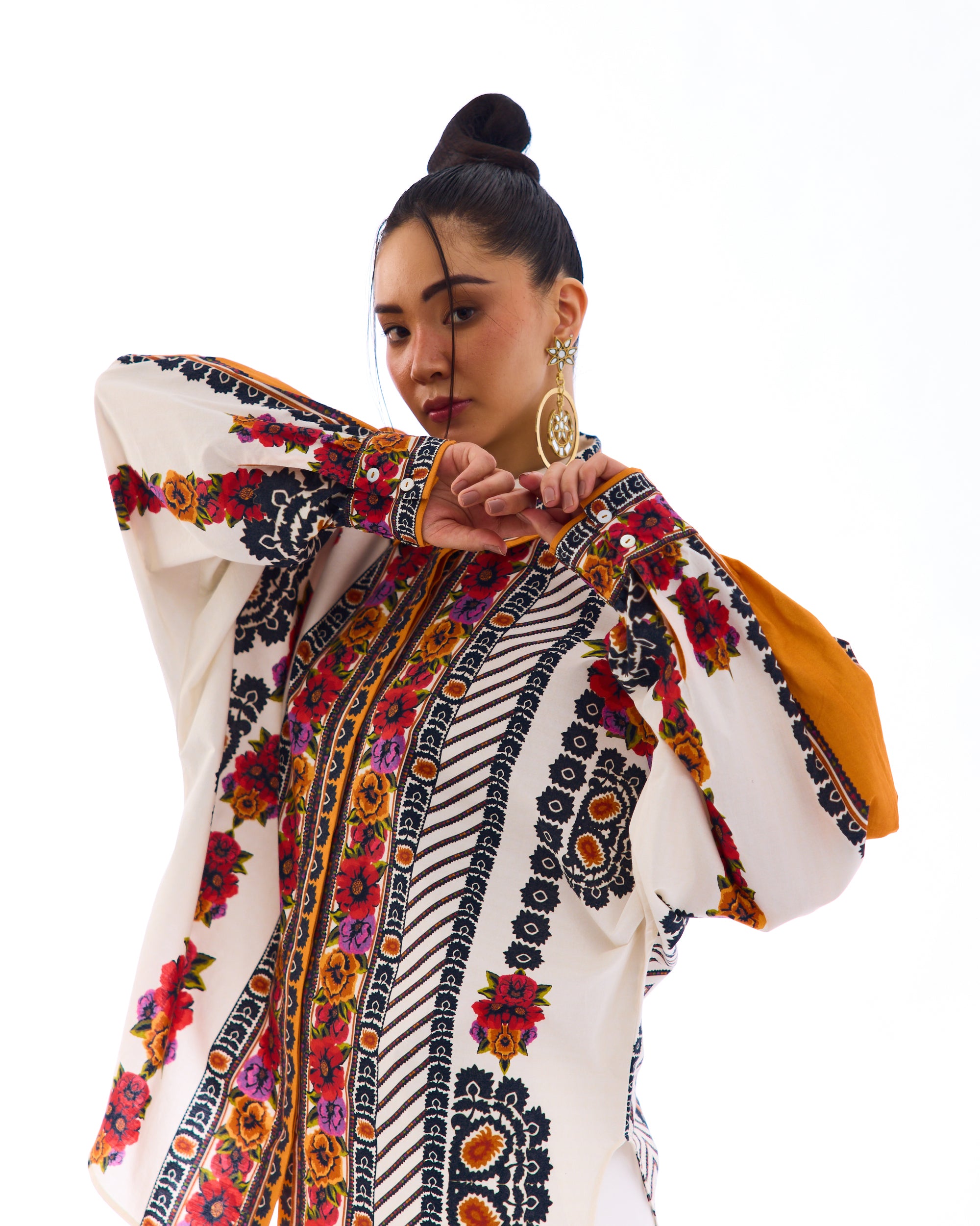 J'adore : Faiza - White/Orange