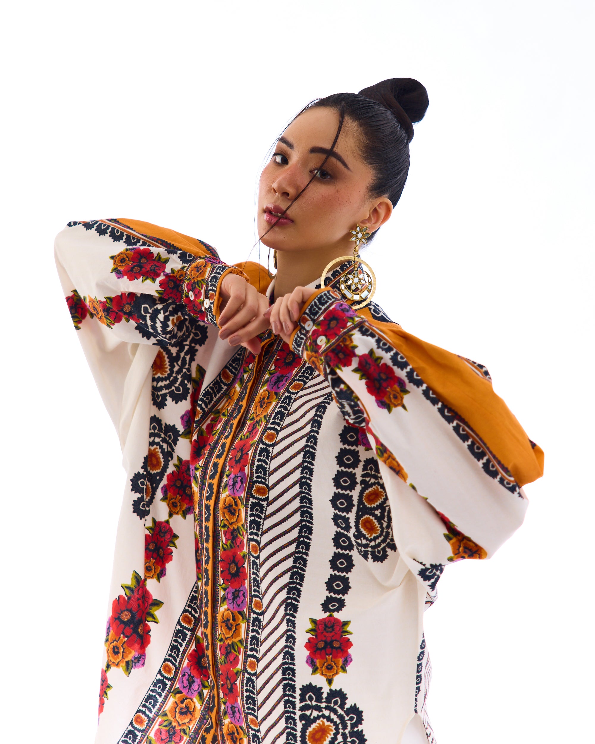 J'adore : Faiza - White/Orange