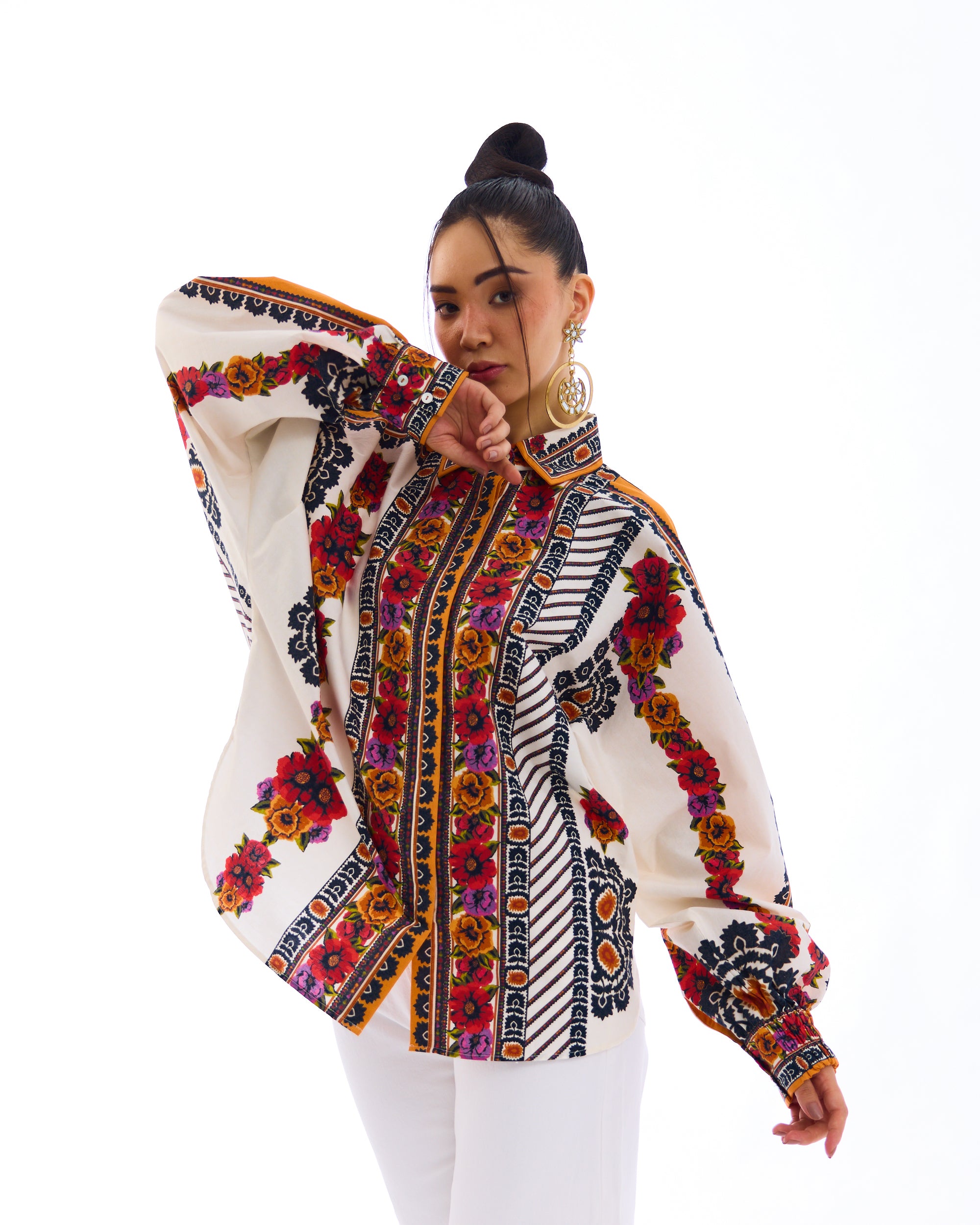 J'adore : Faiza - White/Orange