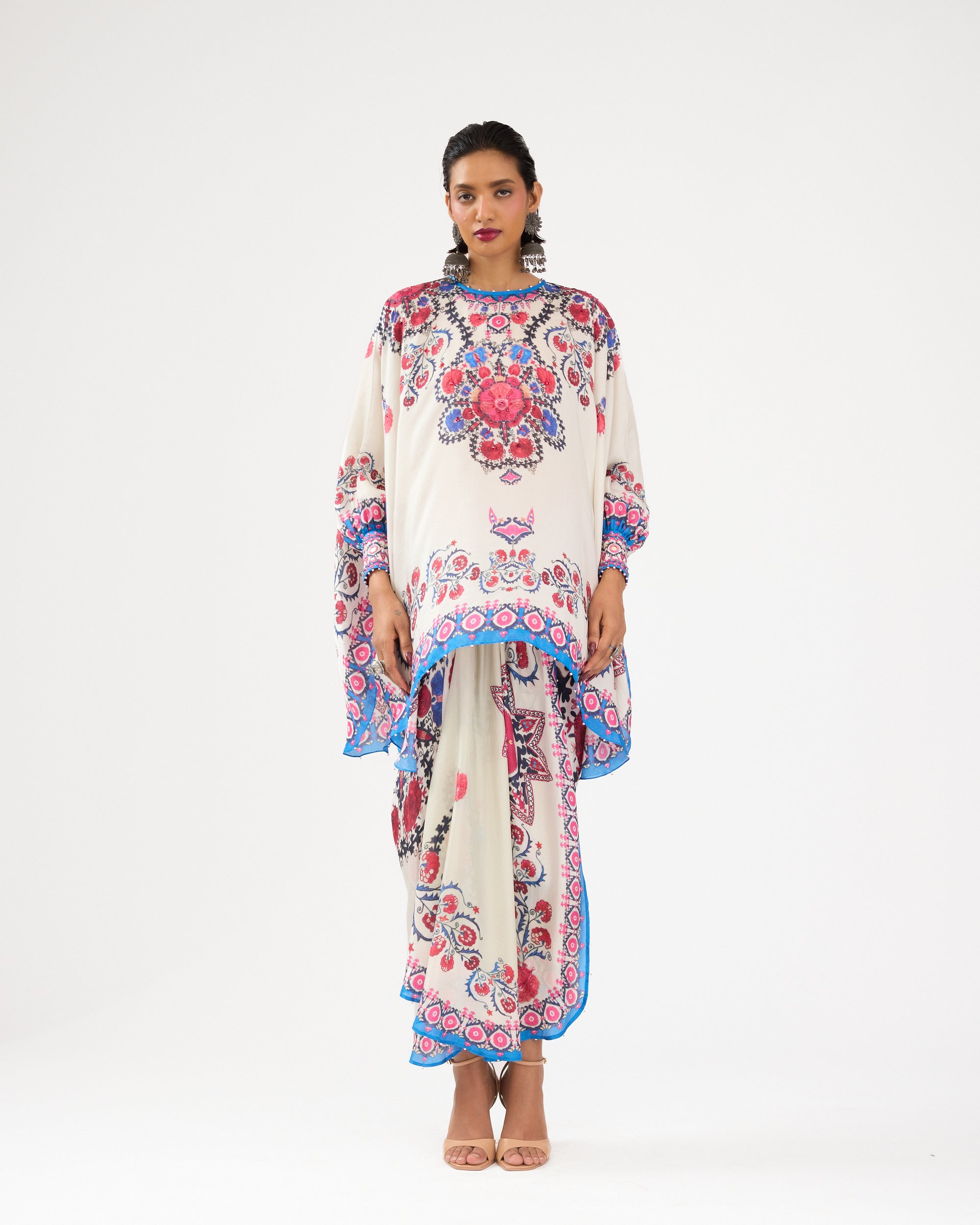 A Bukhara Summer : Colette - Ivory/Blue