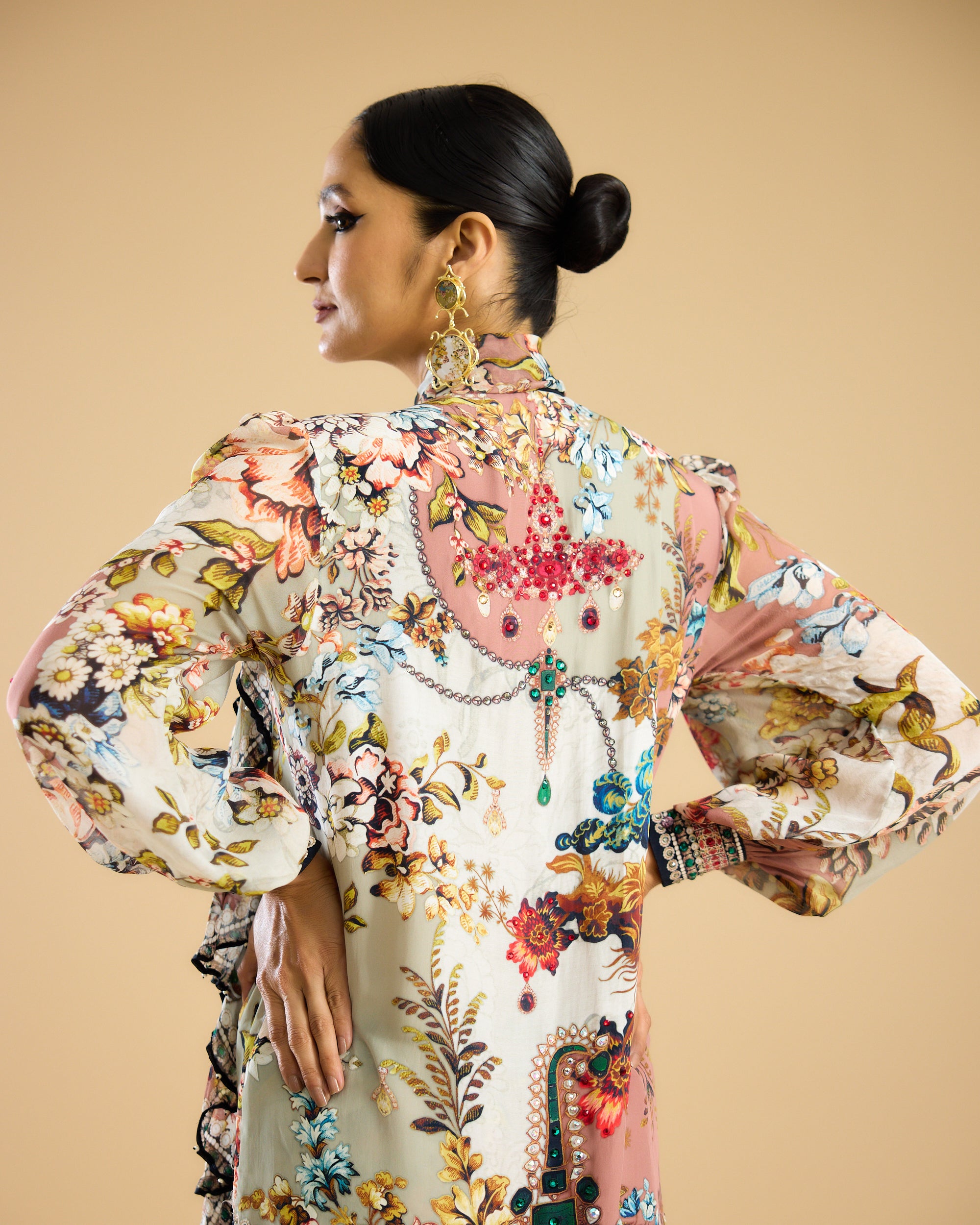 Nizam : Franchesca - Ivory/Peach