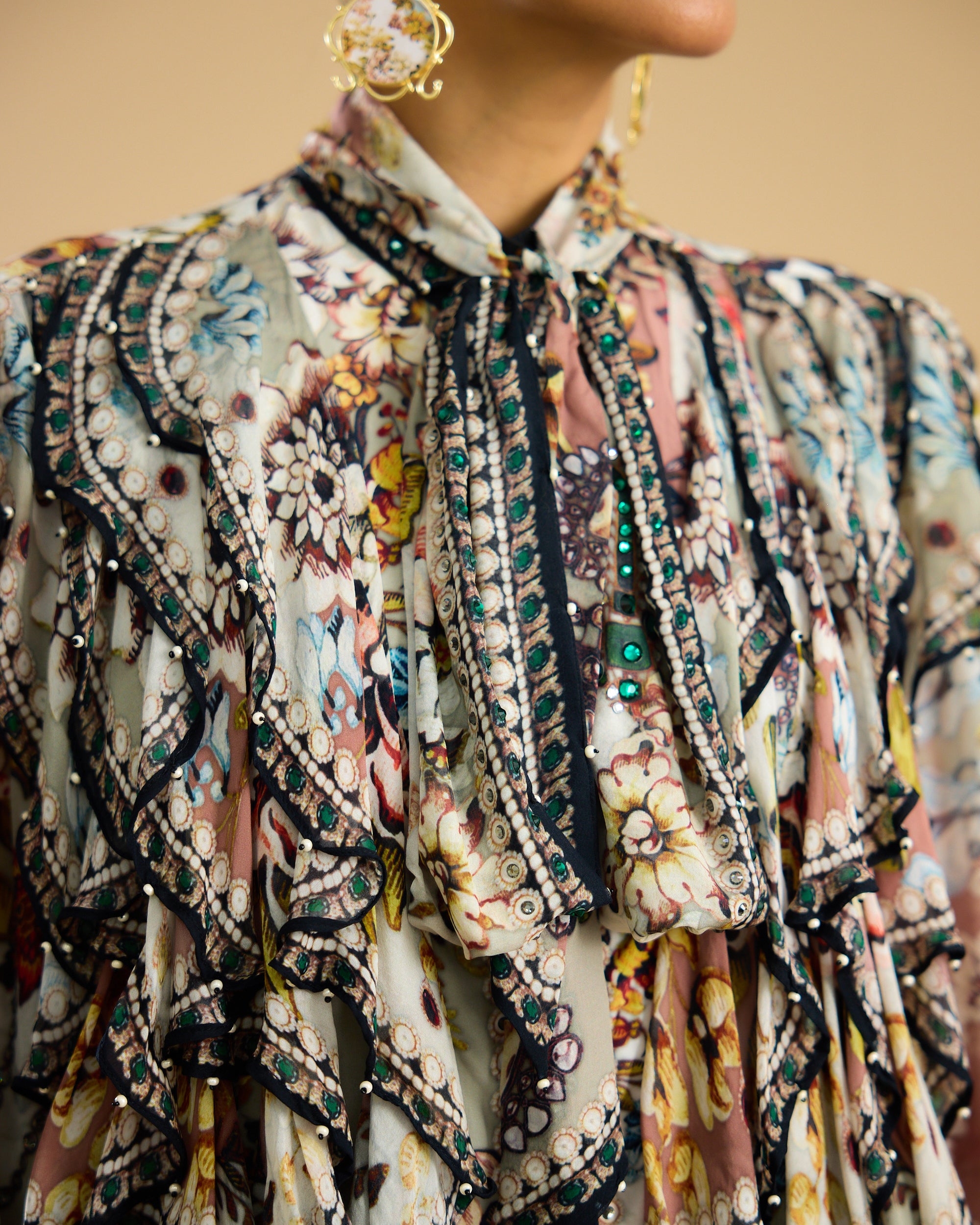 Nizam : Franchesca - Ivory/Peach