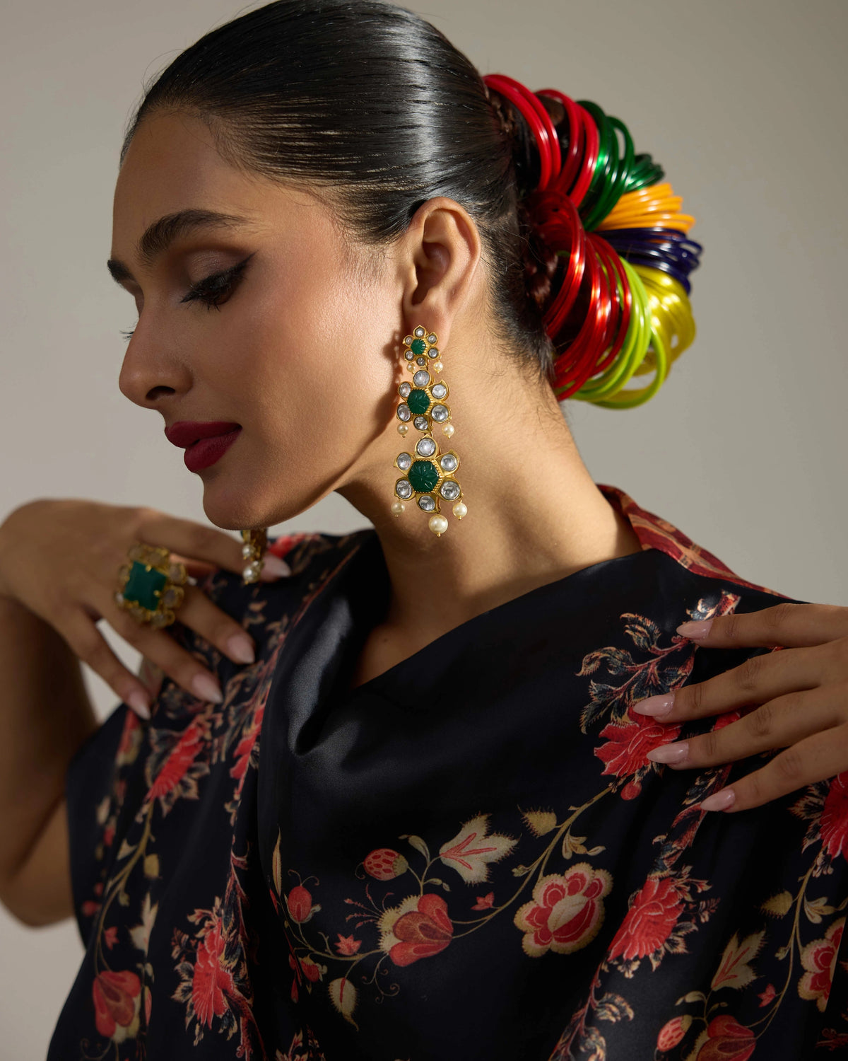 CHINTZ : Varsha Leela Set