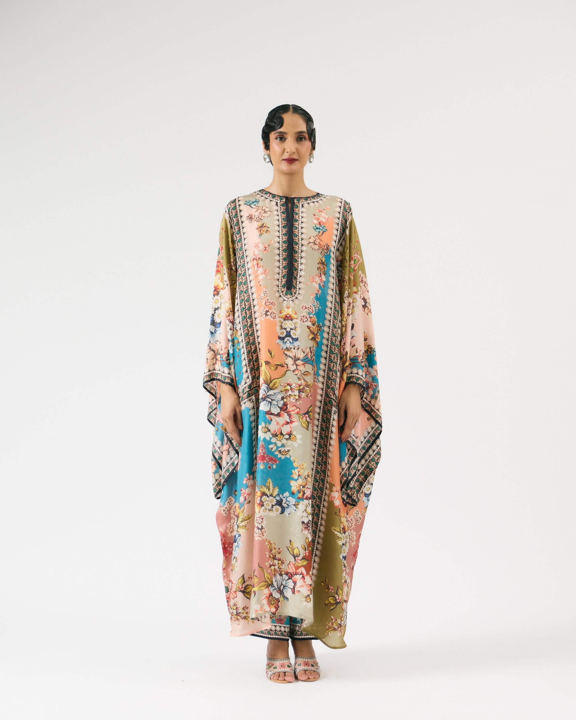 Nizam : Beatrice - Salmon/Blue