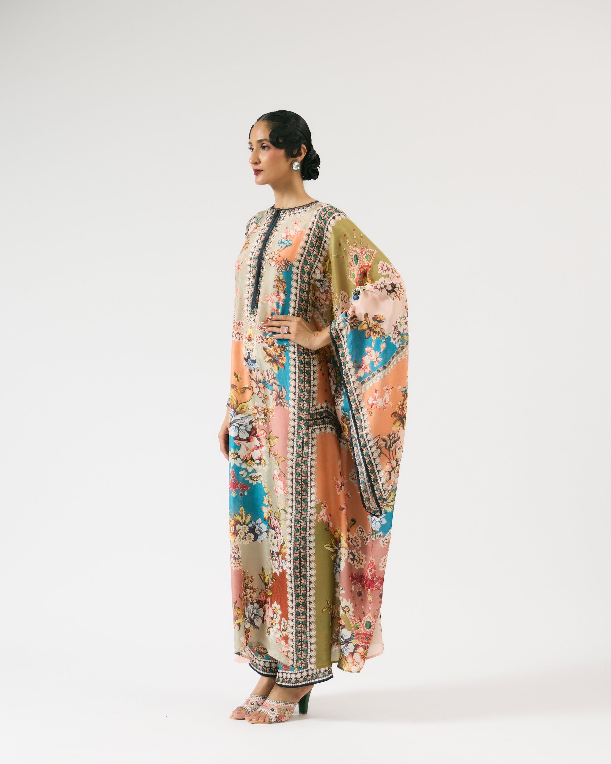 Nizam : Beatrice - Salmon/Blue