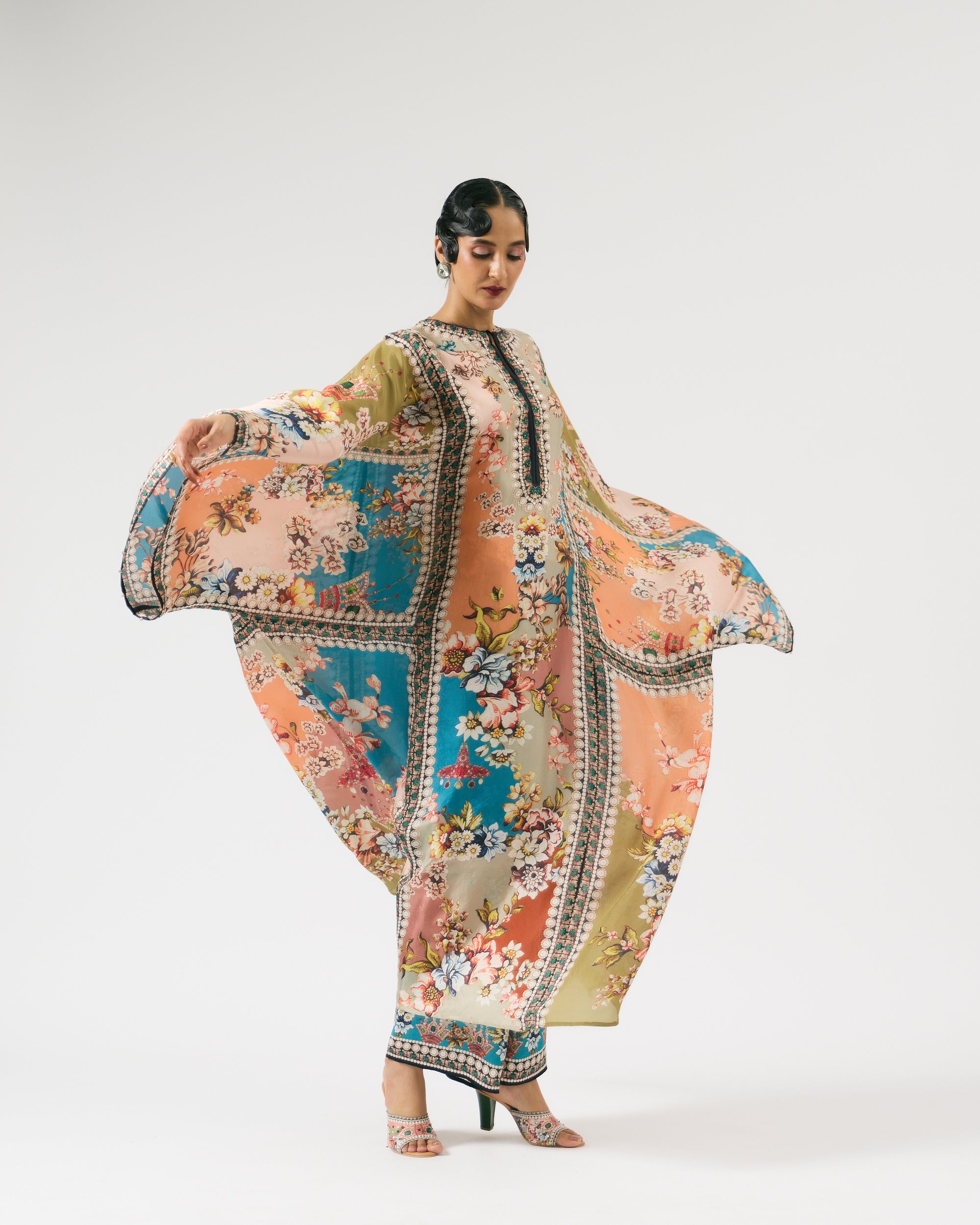 Nizam : Beatrice - Salmon/Blue